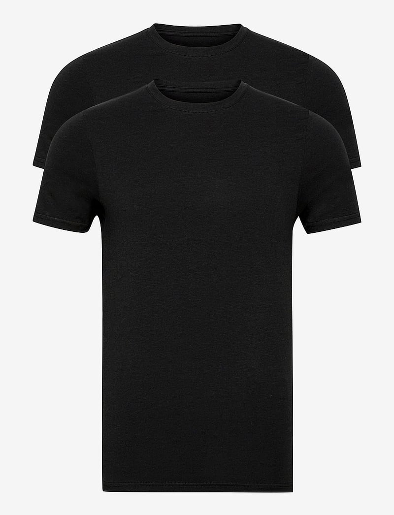 Resteröds - Tee 2-Pack Bamboo - multipack t-shirts - svart - 0