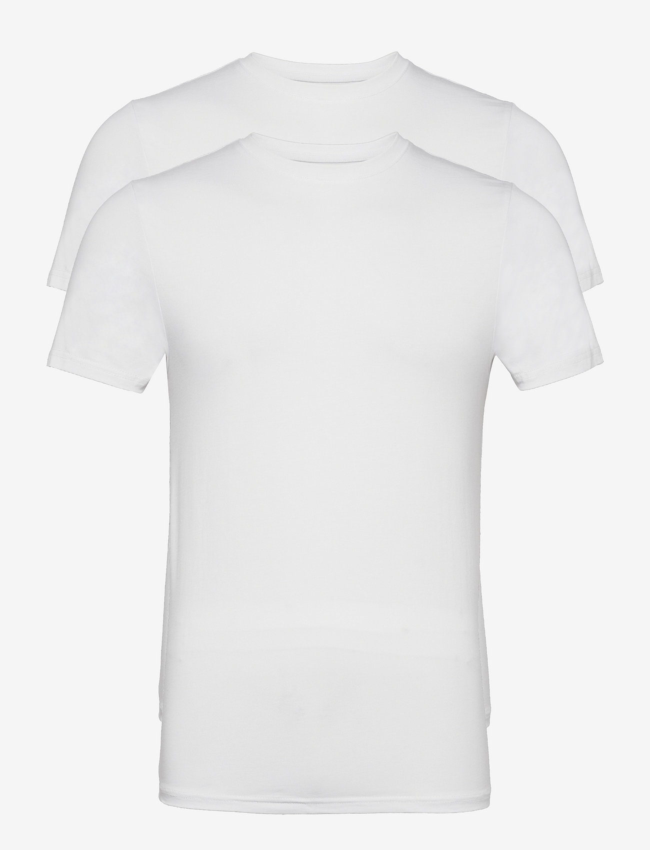 Resteröds - Tee 2-Pack Bamboo - multipack t-shirts - vit - 0