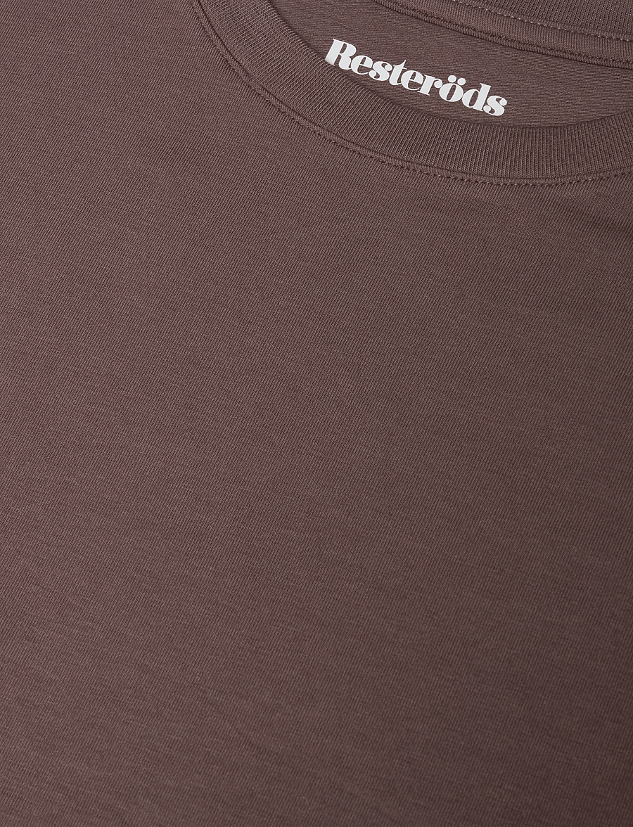 Resteröds - RTBamboo Tee. - t-shirts - brown - 2