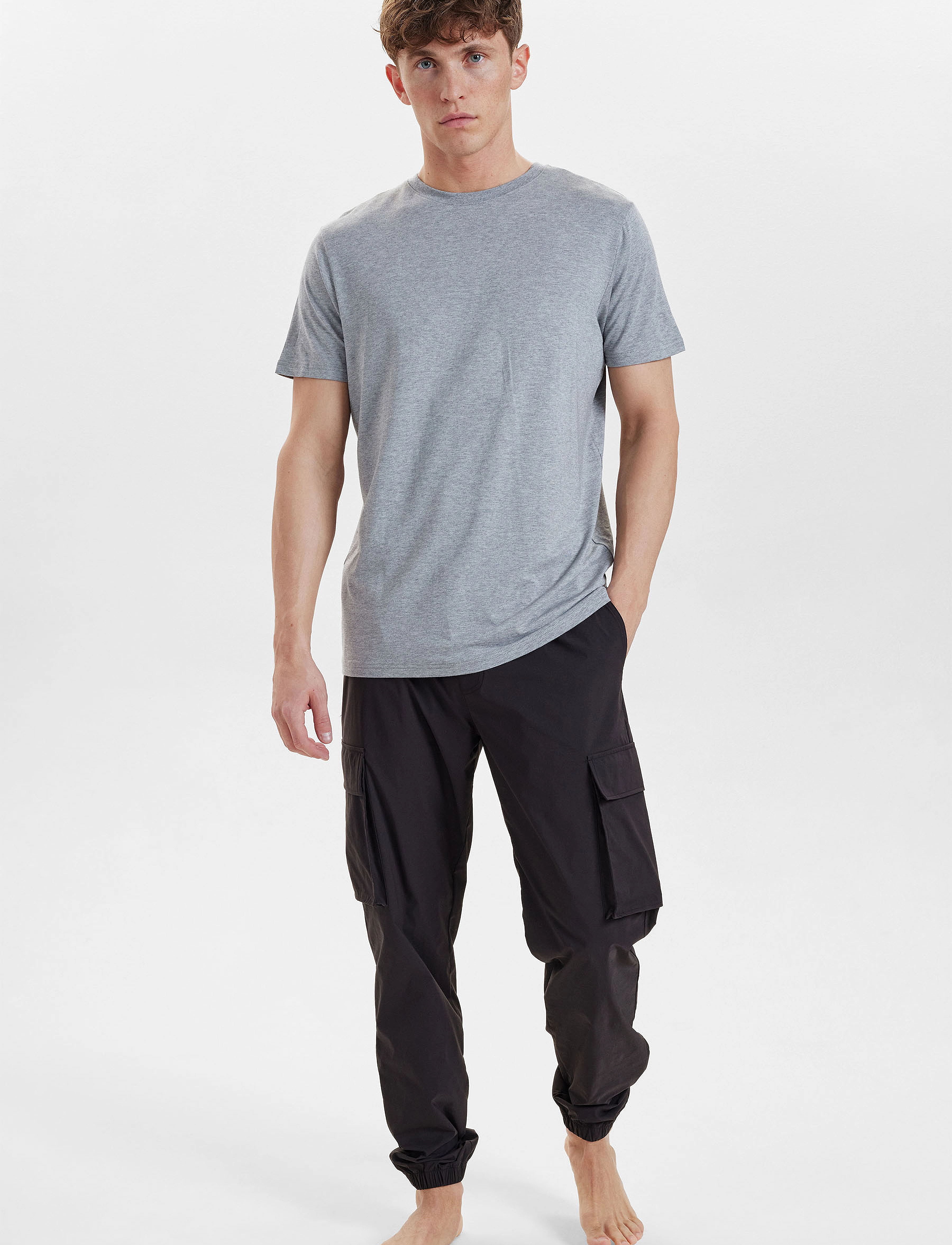 Resteröds Rtbamboo Tee., XL, Grey, T-Shirts > Kortærmede, Herre