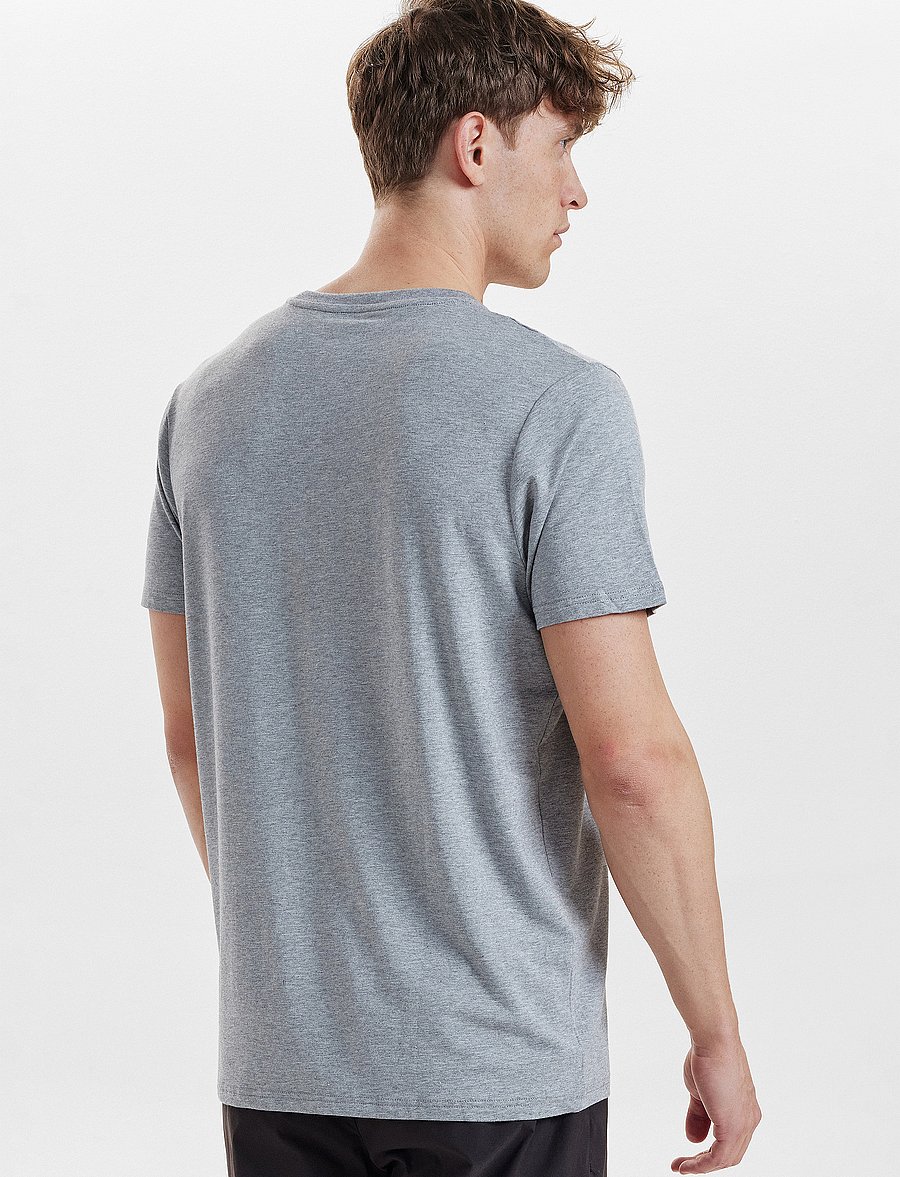 Resteröds - RTBamboo Tee. - kortærmede t-shirts - grå - 4