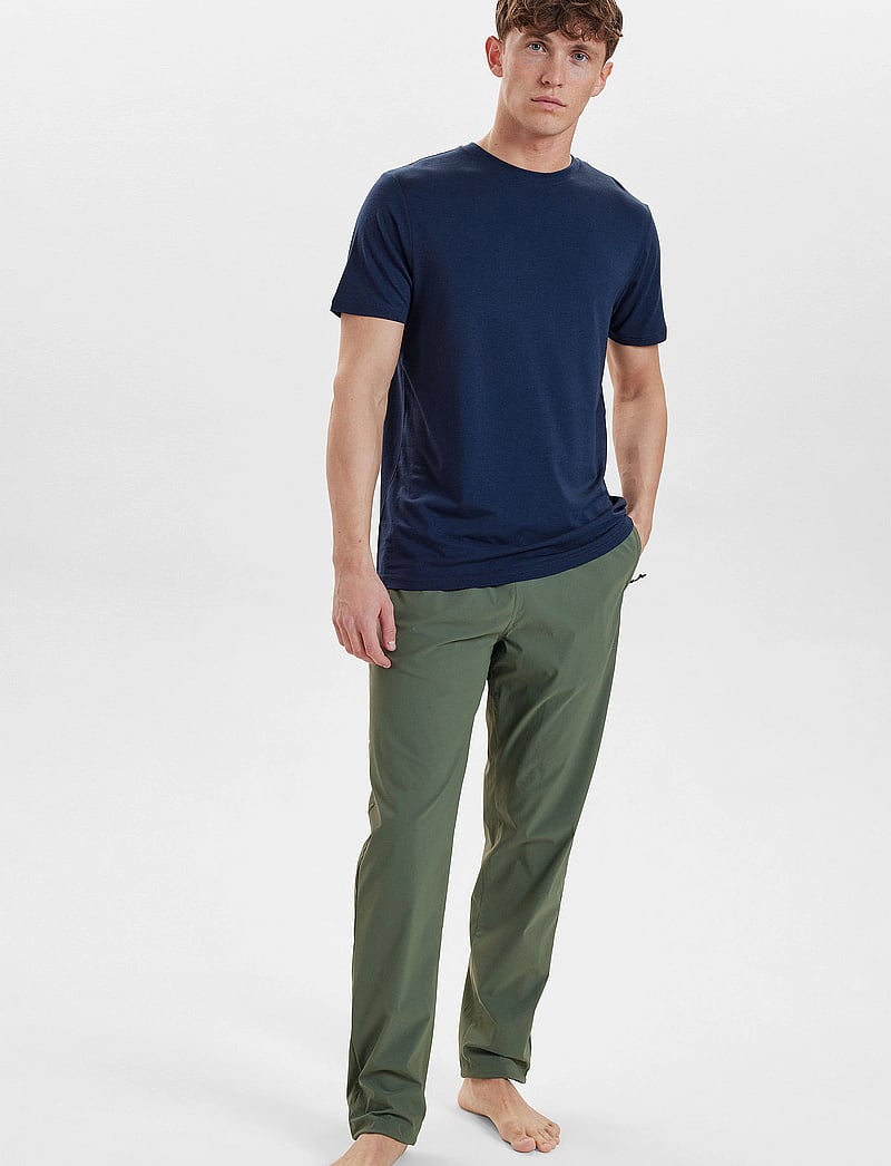 Resteröds - RTBamboo Tee. - lyhythihaiset - navy - 0