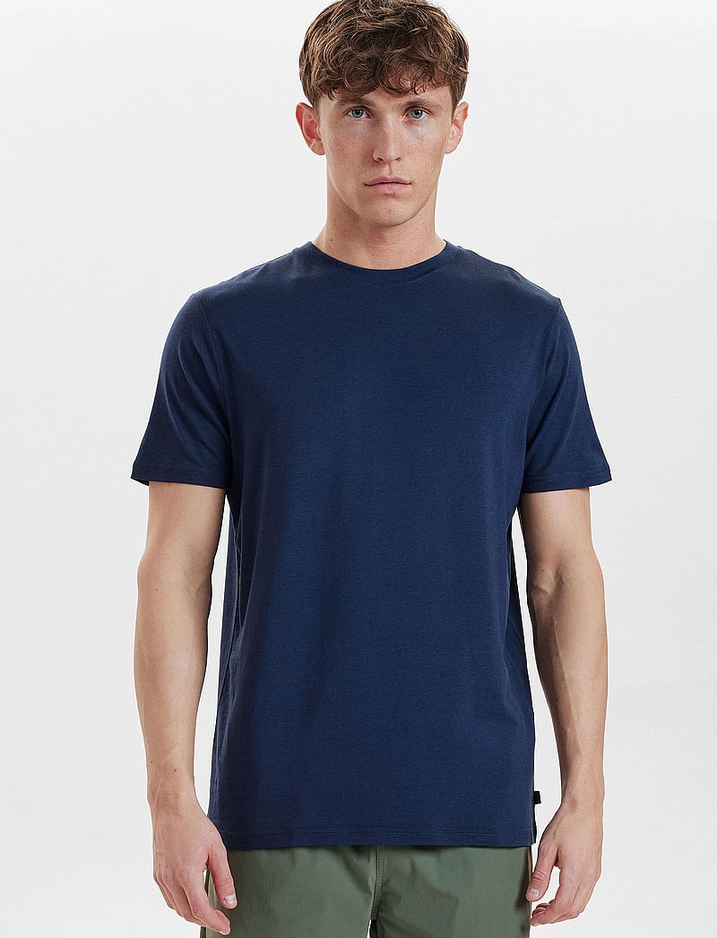 Resteröds - RTBamboo Tee. - lyhythihaiset - navy - 3