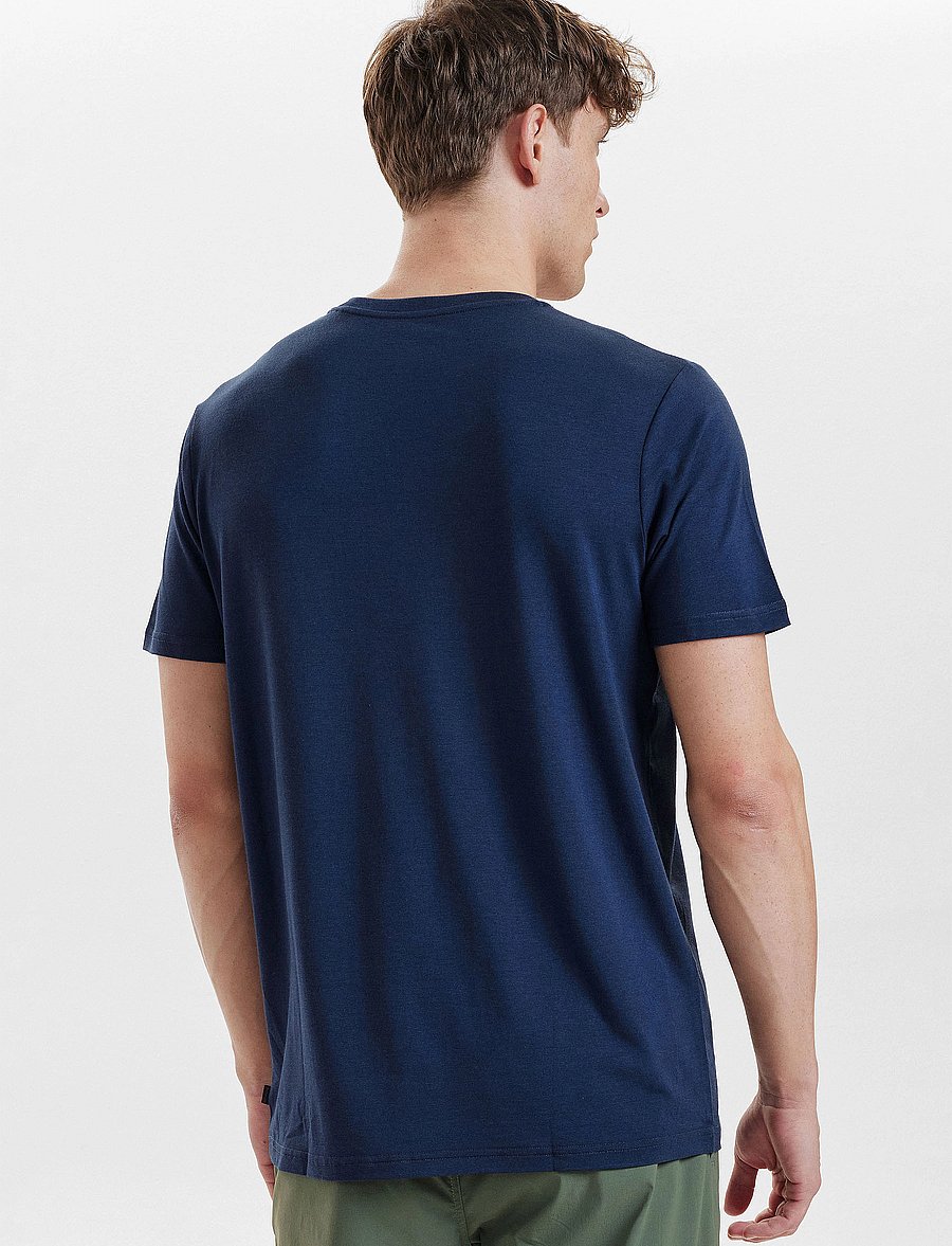 Resteröds - RTBamboo Tee. - kortærmede t-shirts - navy - 4