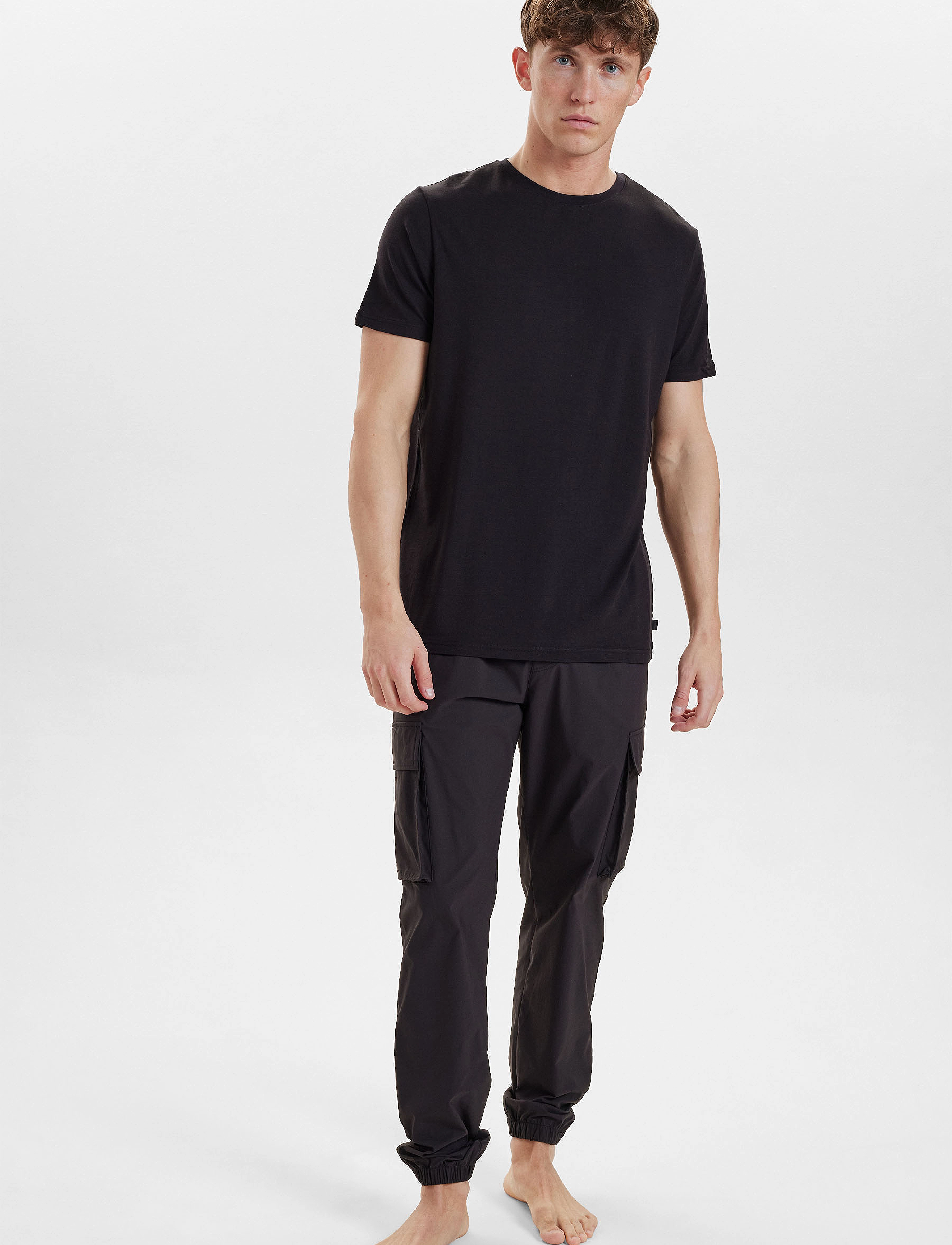 Resteröds Rtbamboo Tee., XXL, Black, T-Shirts > Kortærmede, Herre