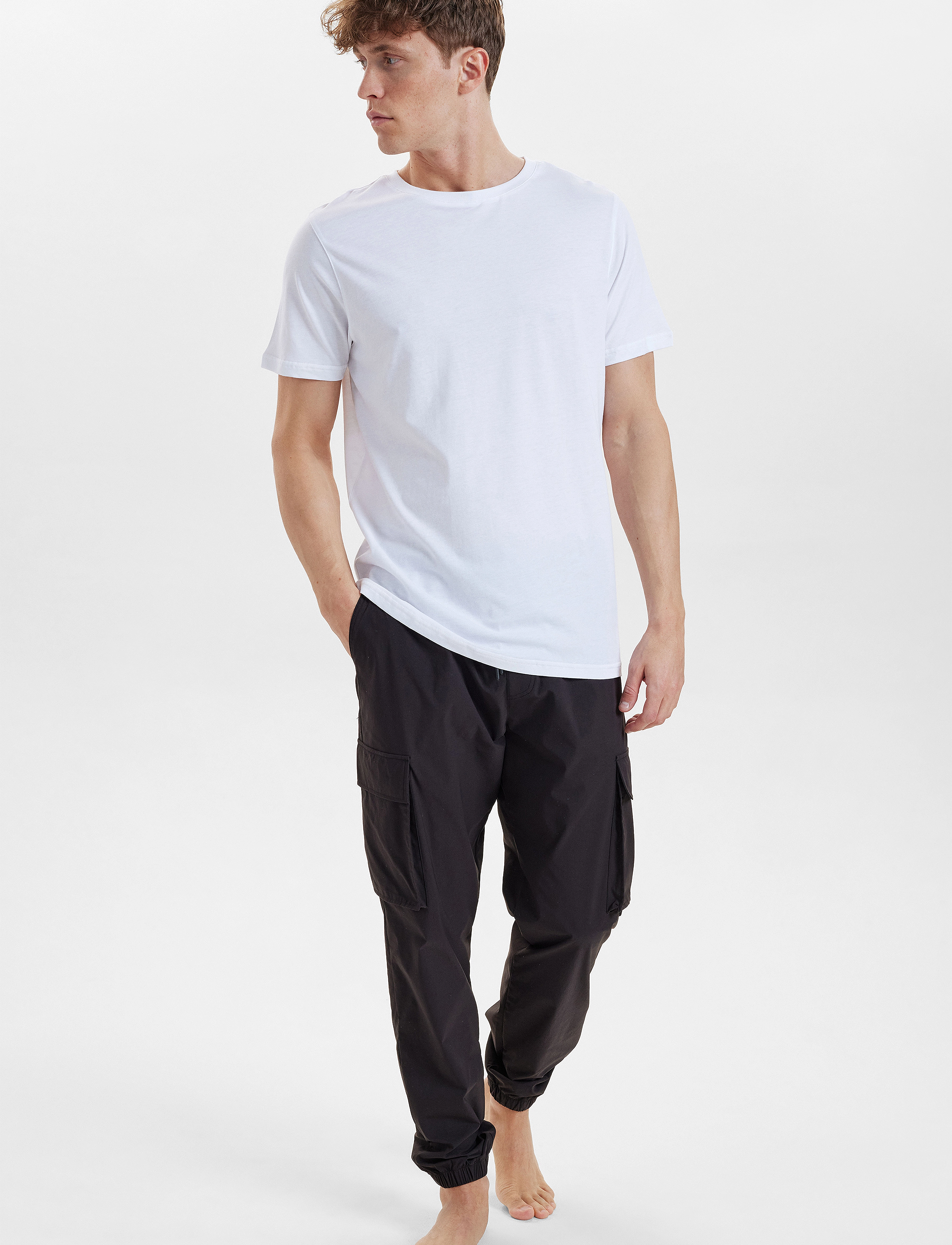 Resteröds Rtbamboo Tee., M, White, T-Shirts > Kortærmede, Herre