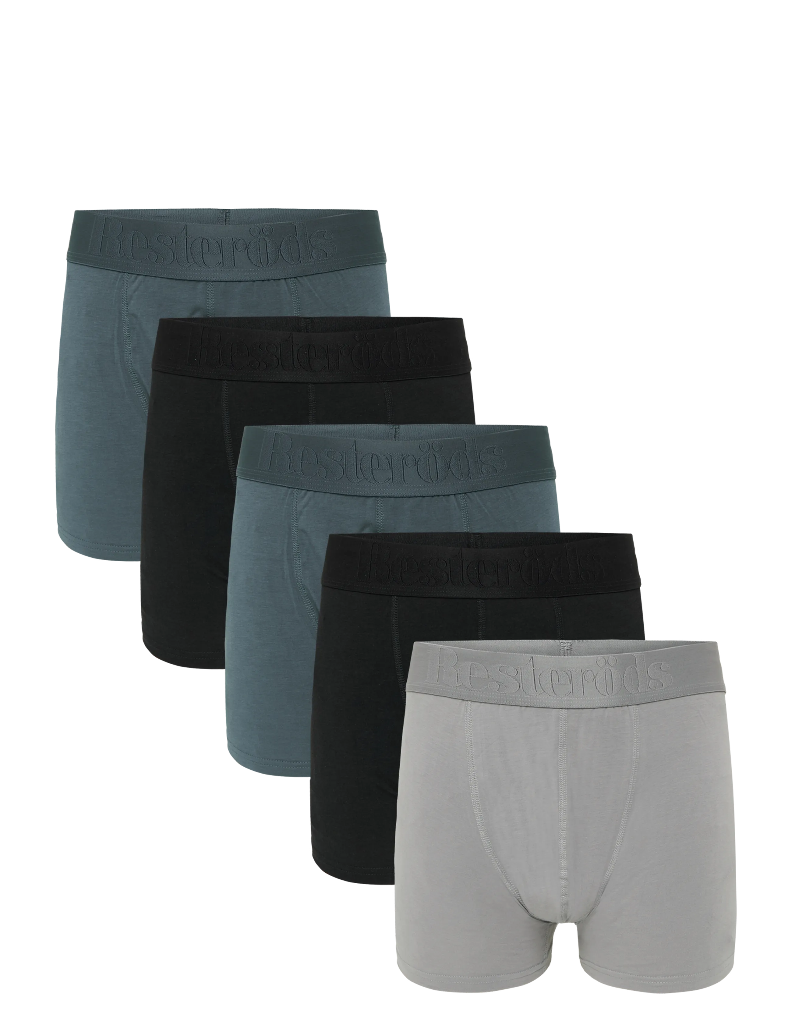 Resteröds Gunnar Bamboo 5-pack, - Resteröds - FLERFÄRGAD / multi