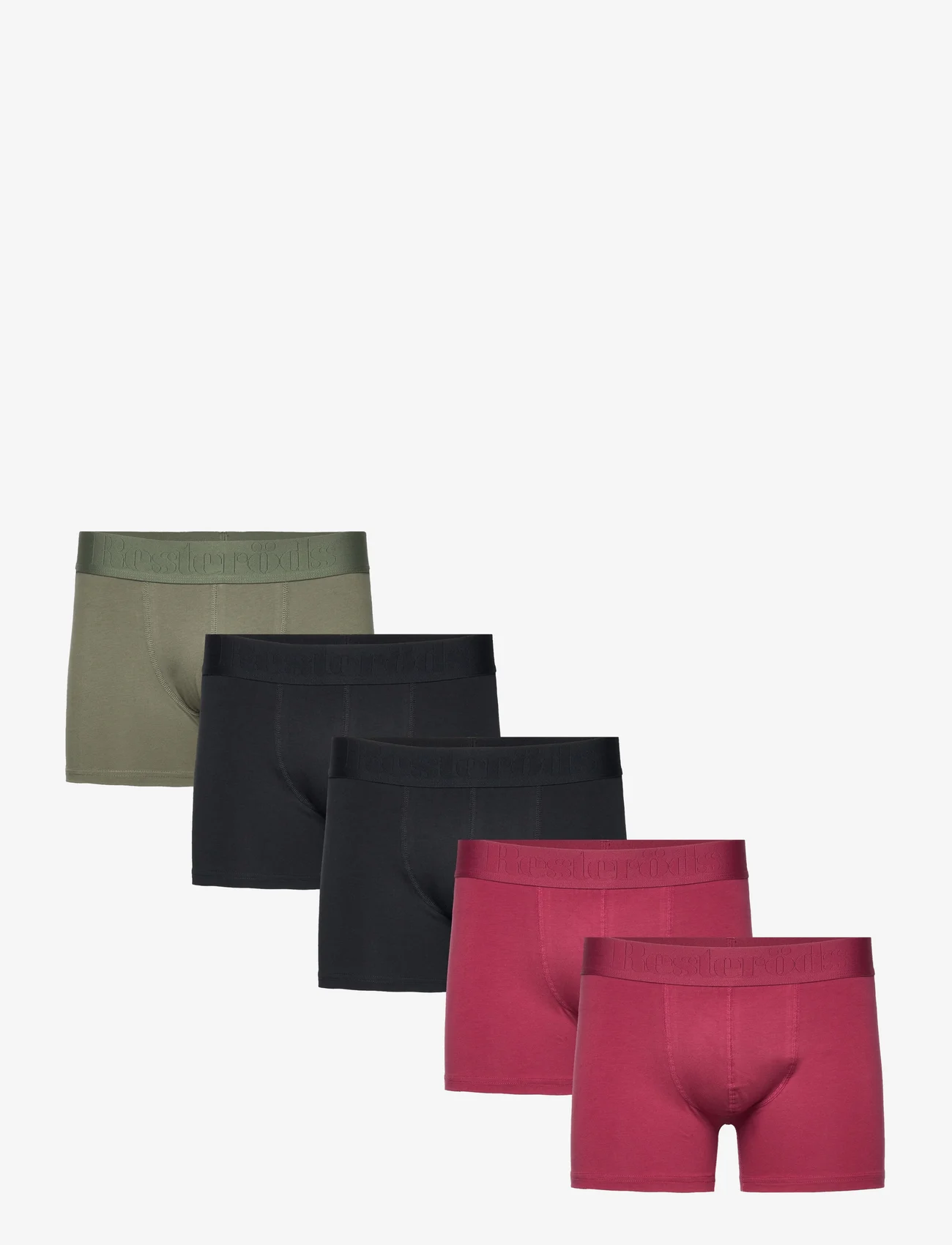 Resteröds - Gunnar Cotton 5-pack - boxershorts - flerfÄrgad - 0