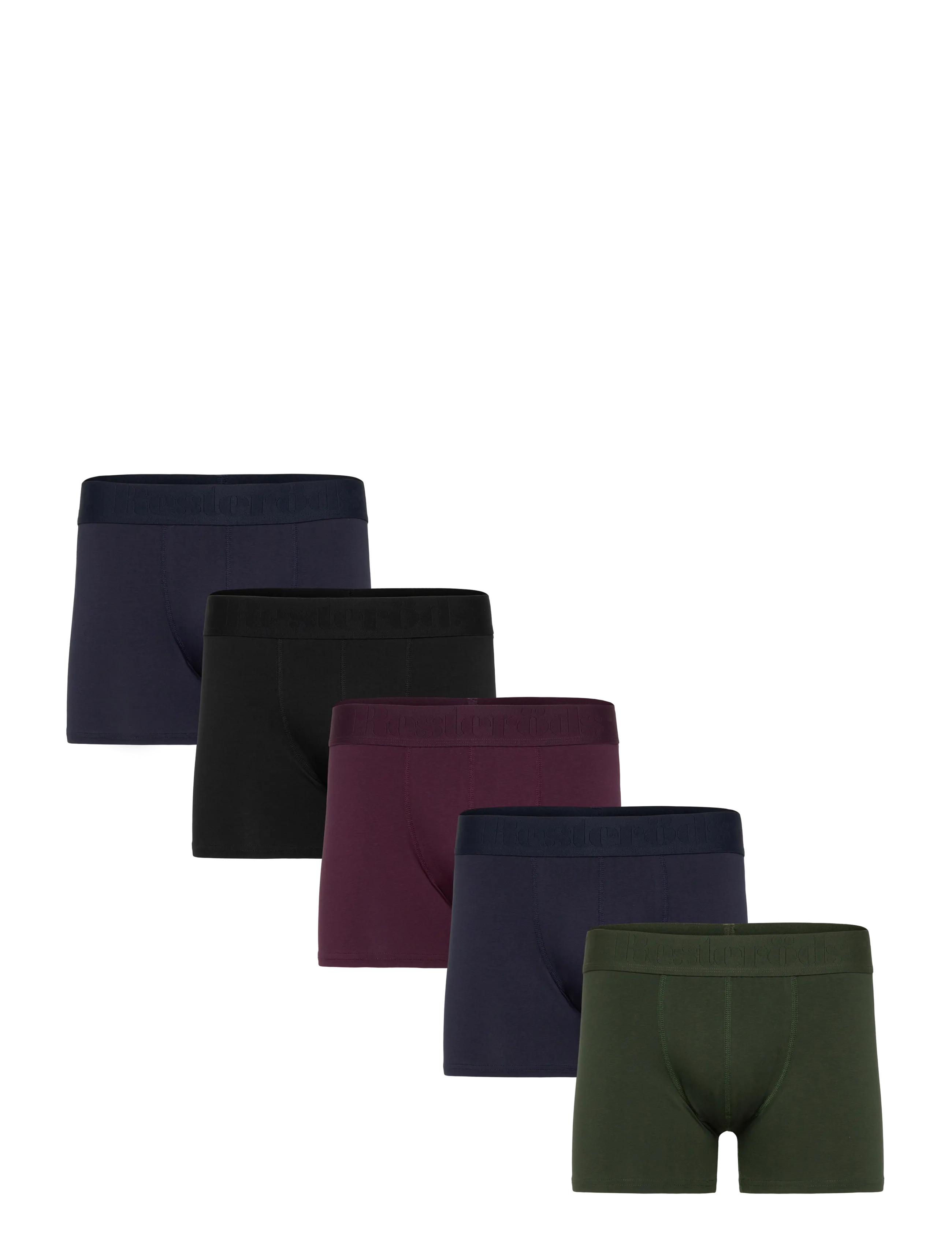 Resteröds Rtgunnar Cotton 5-Pack, XXL, Underwear, Schwarz - Boxers, Männerswear