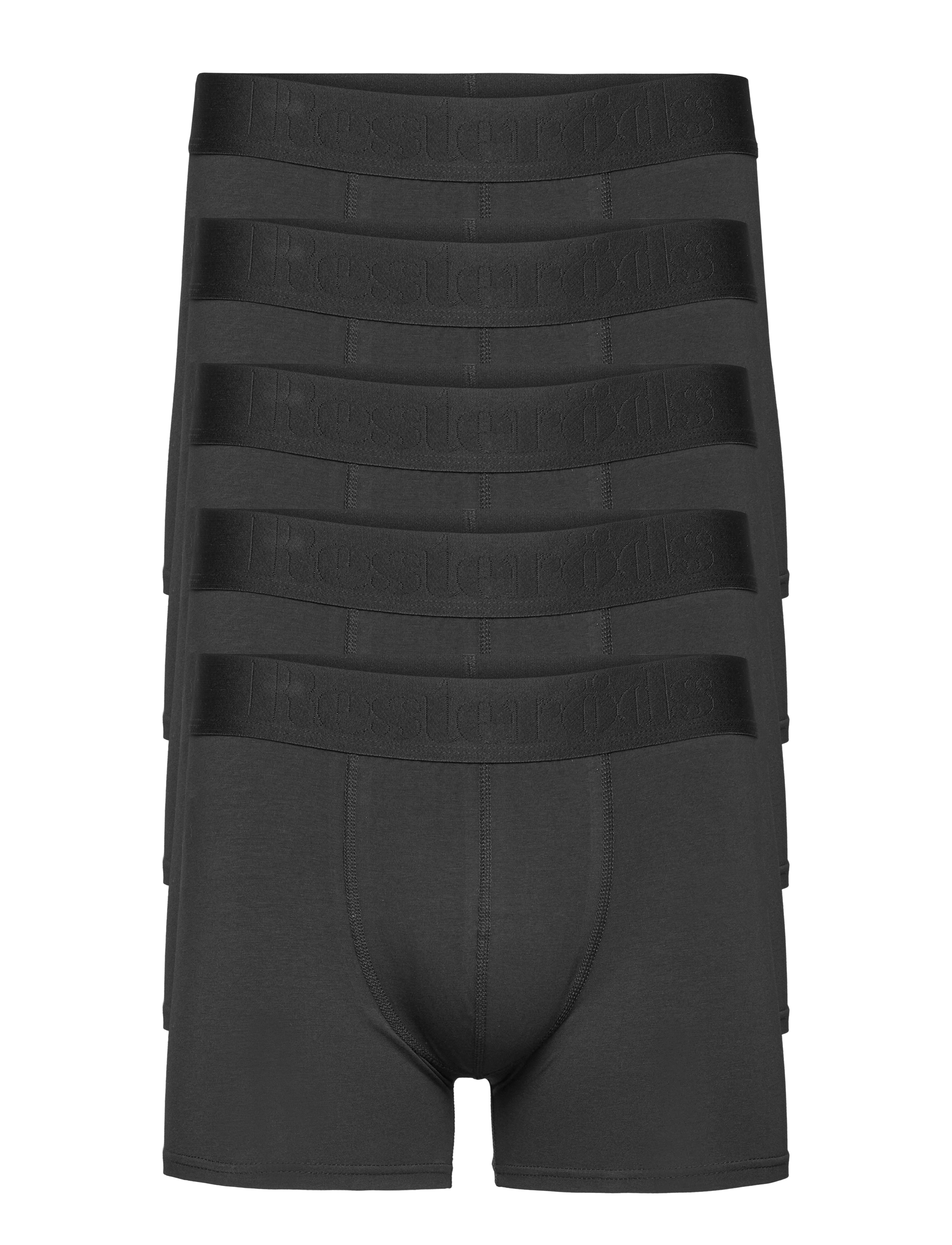 Resteröds Rtgunnar Cotton 5-Pack, S, Underwear, Schwarz - Boxers, Männerswear
