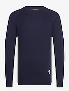 Knitted Pullover - NAVY