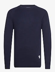 Resteröds - Knitted Pullover - megztinis su apvalios formos apykakle - navy - 0