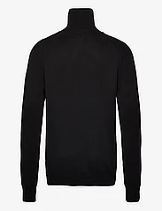 Resteröds - Knitted Zip Pullover - half zip jumpers - svart - 2