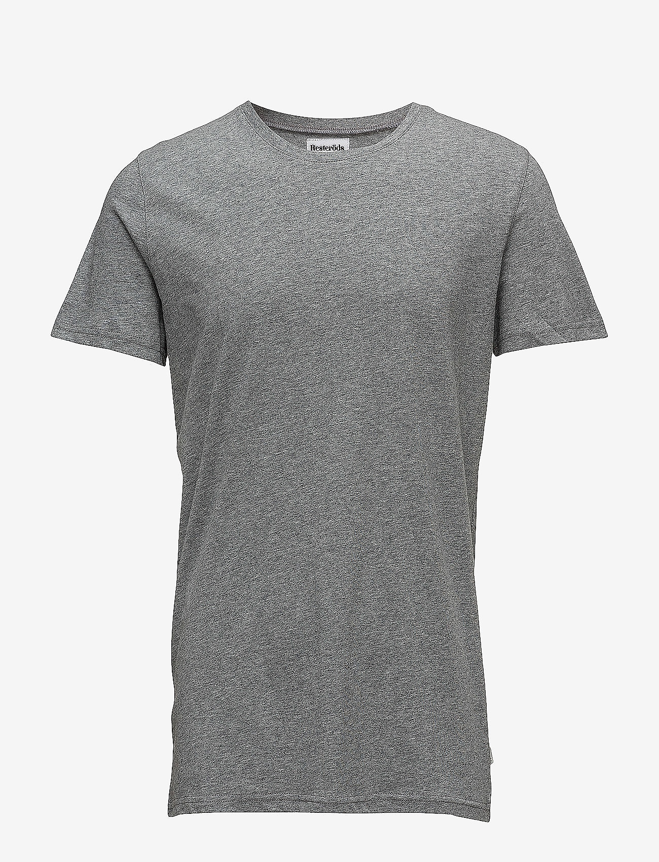 Resteröds - ORIGINAL men's o-neck tee no 3 - grey melan - 0