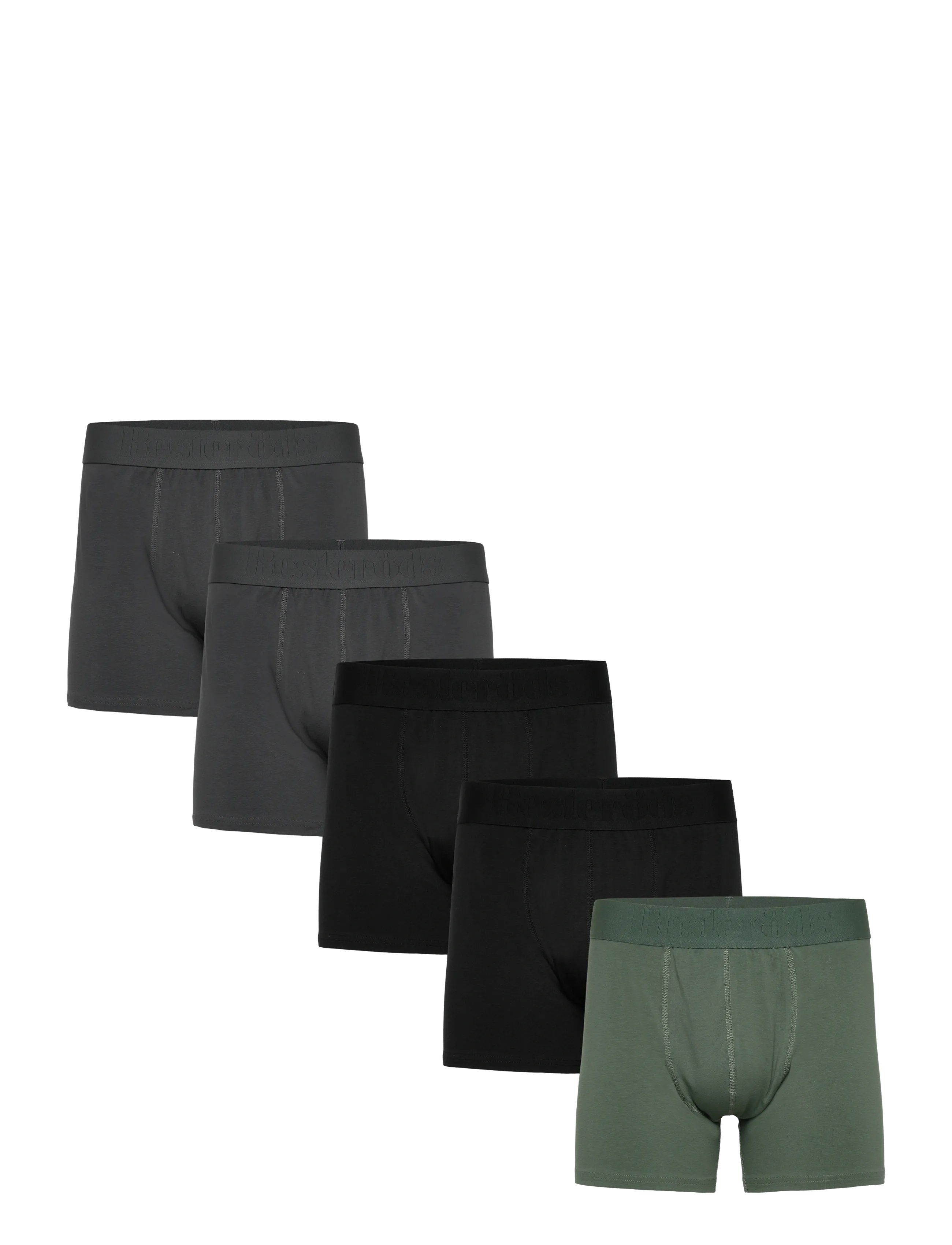 Resteröds RTGunnar Cotton 5-pack - Underkläder - MULTICOLOUR / grey
