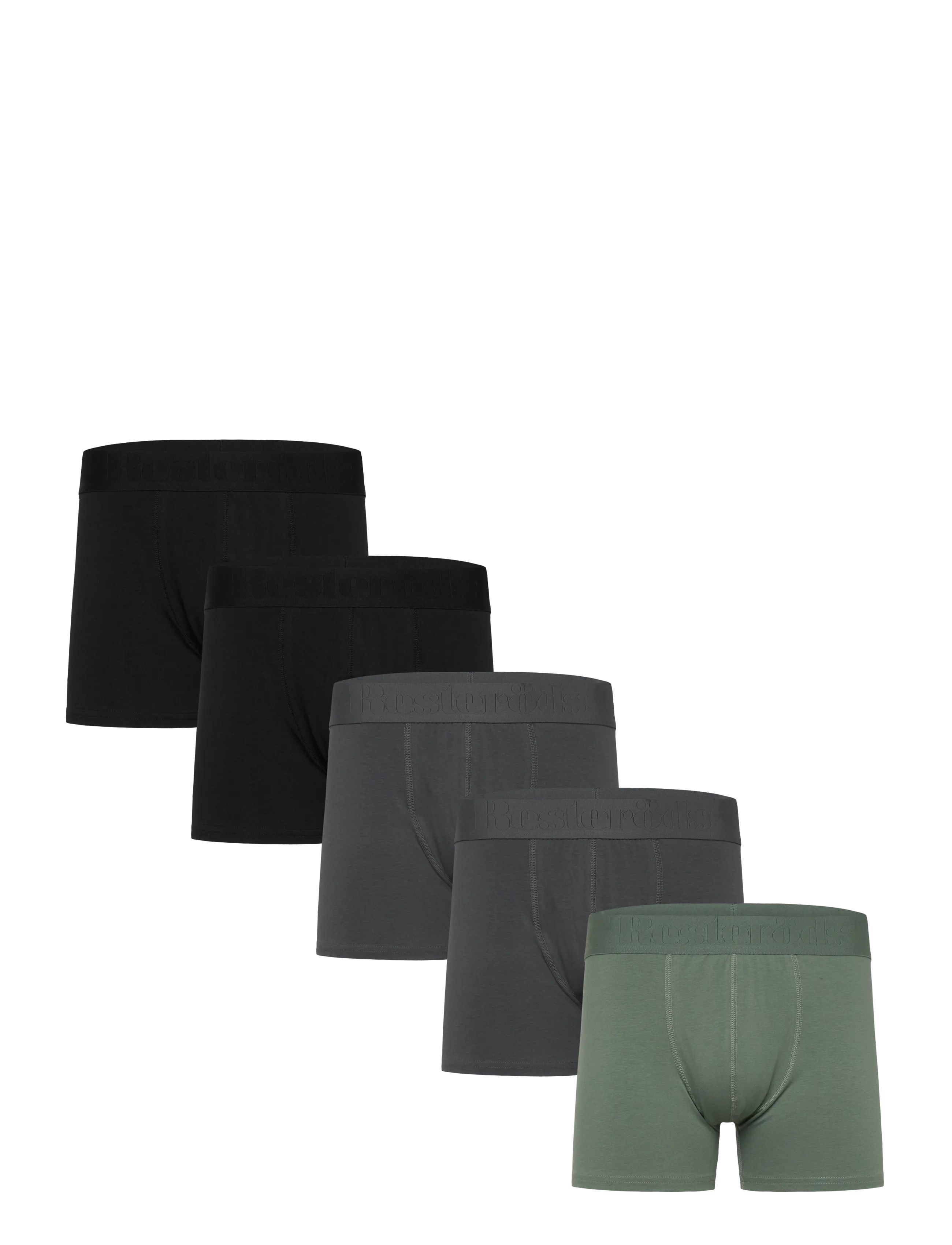 RESTERÖDS Rtgunnar Baumwolle 5-Pack Patterned - S - Herren