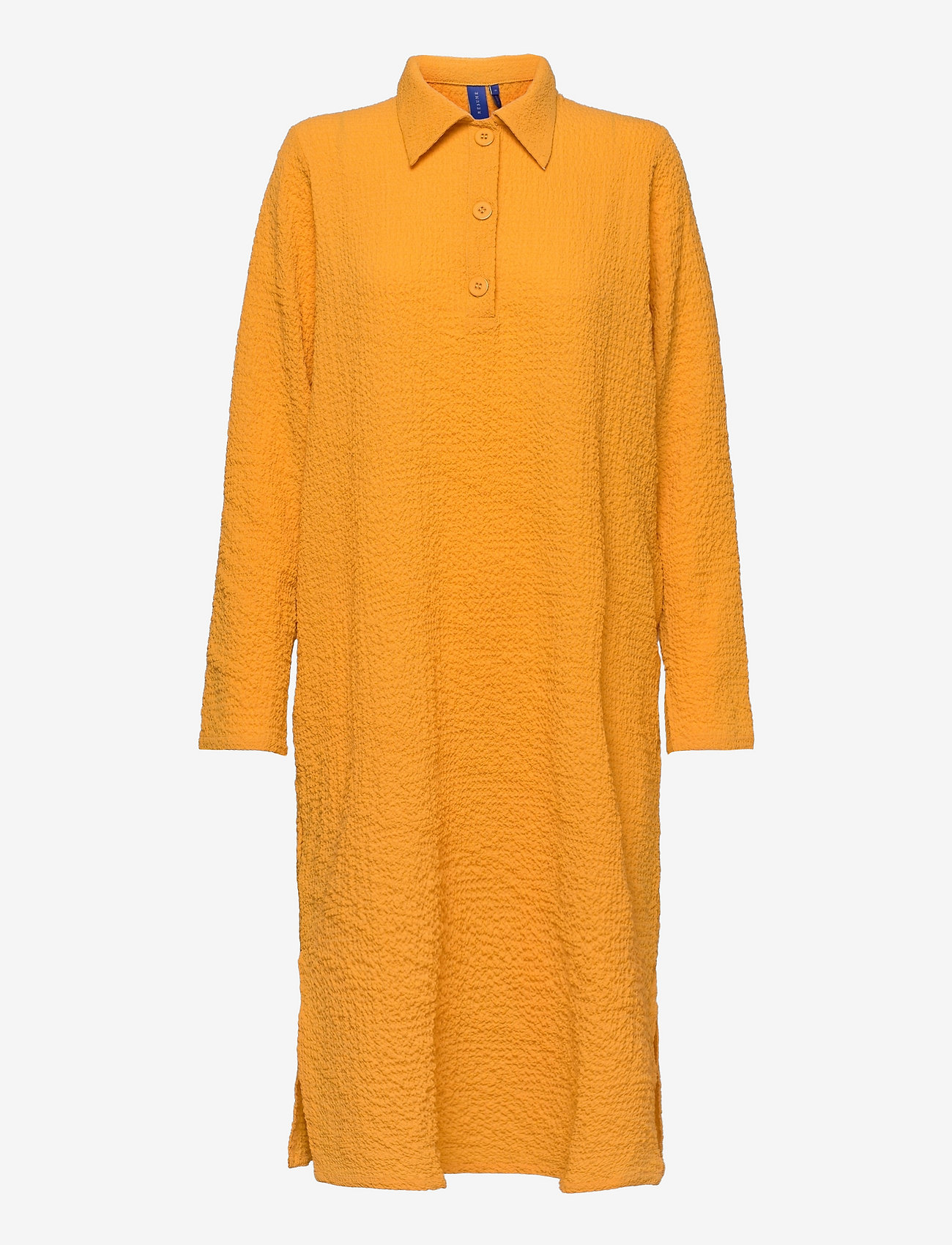 Résumé - KenzaRS Dress - skjortklänningar - mustard - 0
