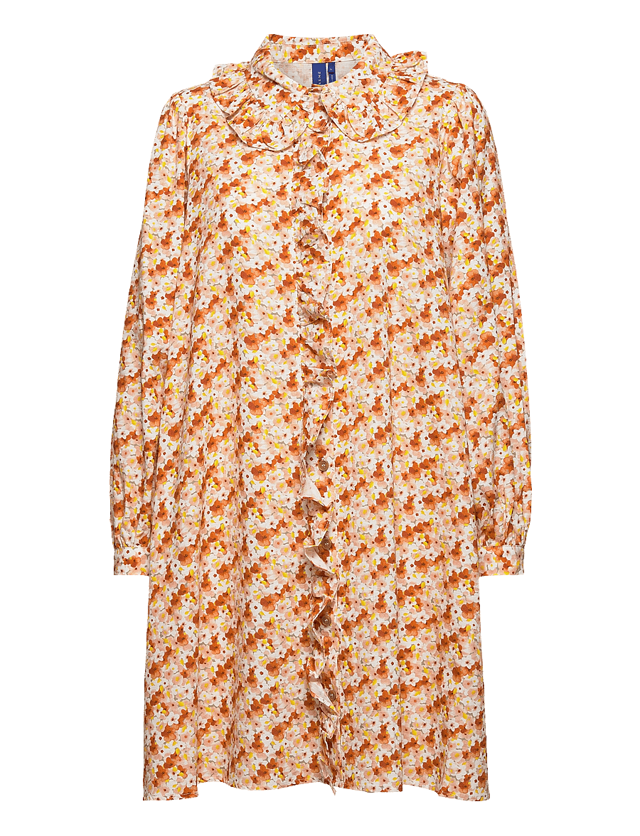 Résumé - OsmaRS Dress - skyrtukjólar - copper - 0
