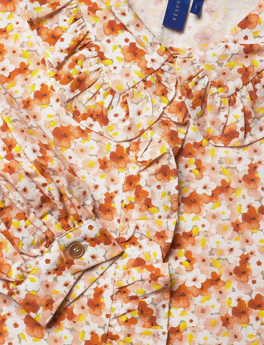 Résumé - OsmaRS Dress - skyrtukjólar - copper - 2