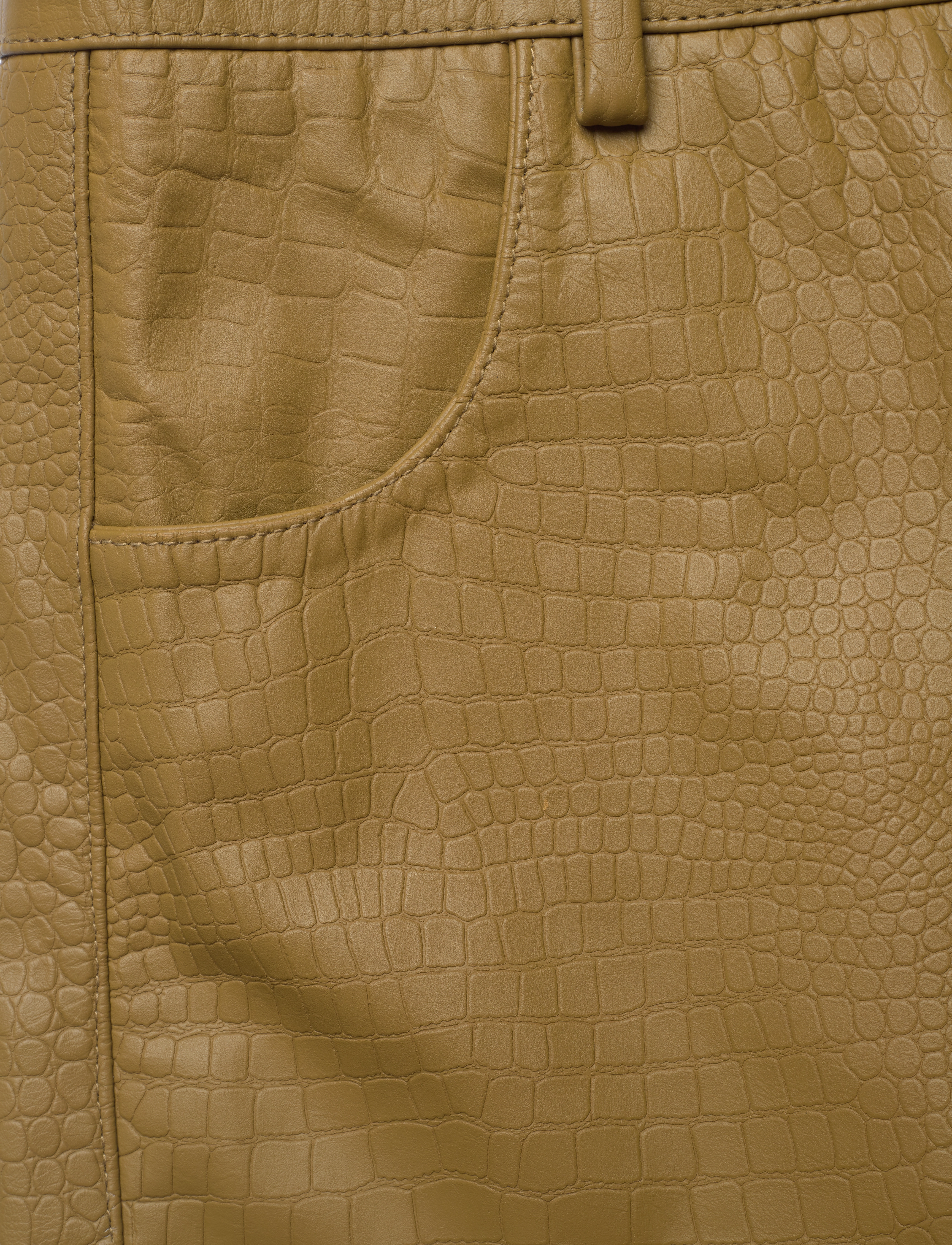 Résumé - OasisRS Pant - leather trousers - evergreen - 2