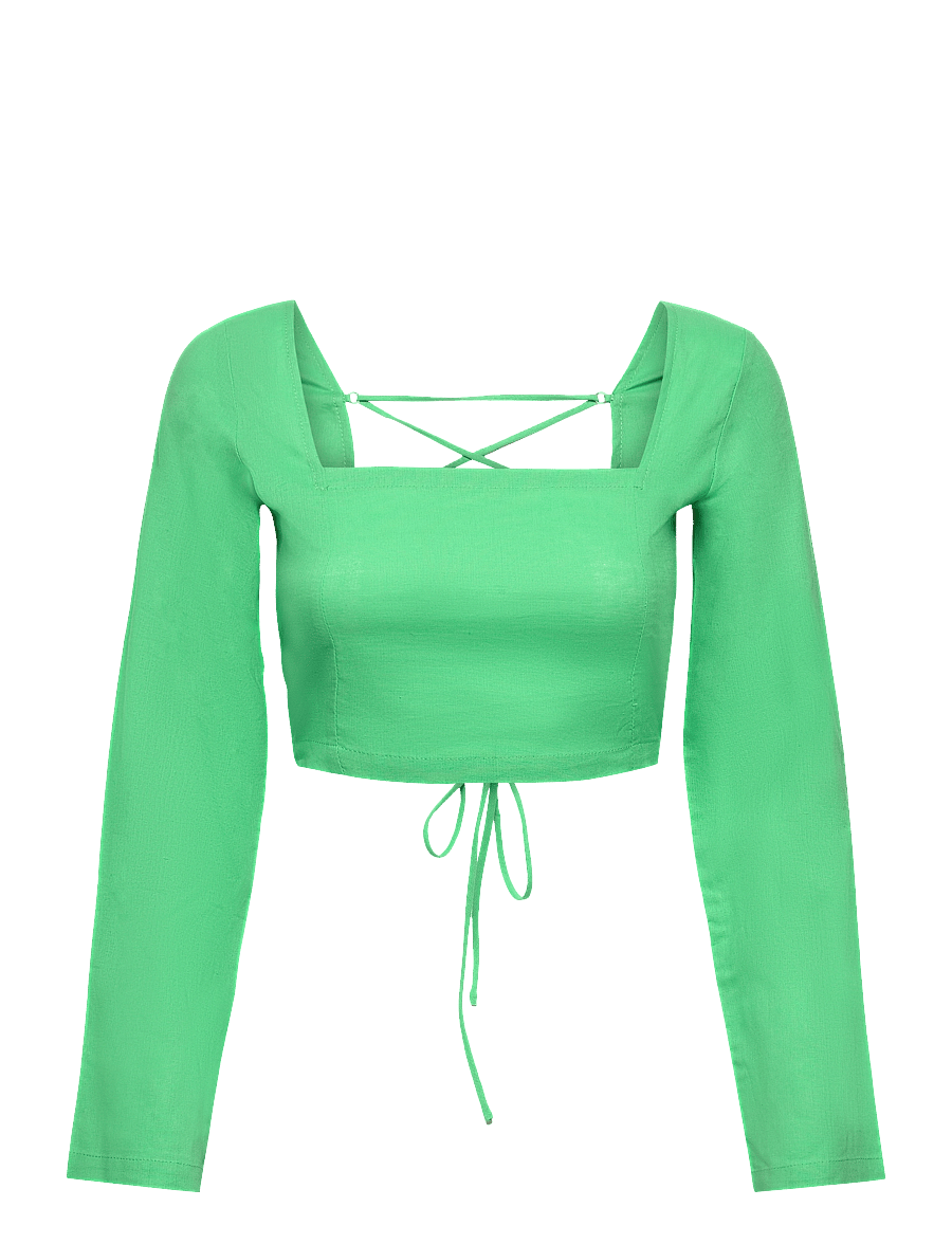 Résumé - MarioRS Blouse - langärmelige blusen - green - 0