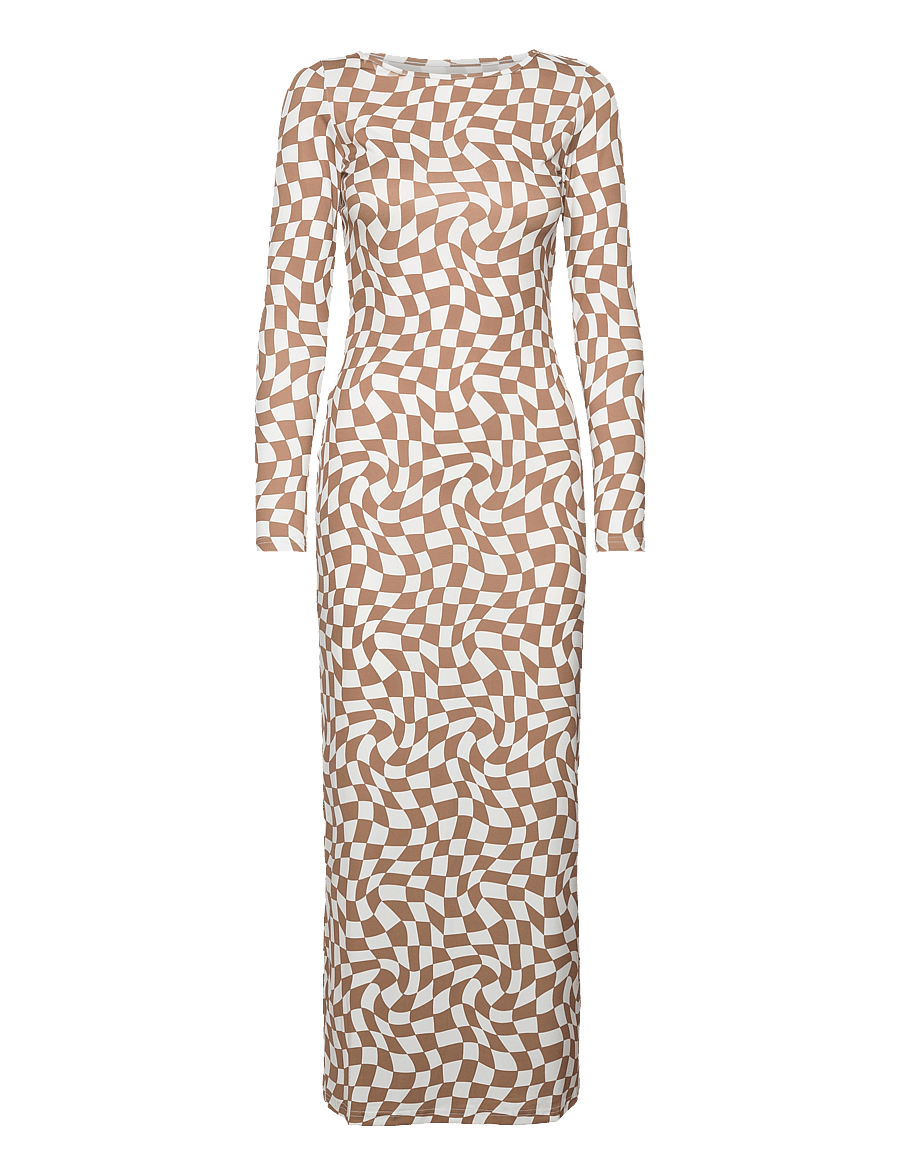 Résumé - RowyRS Dress - liibuvad kleidid - camel - 1