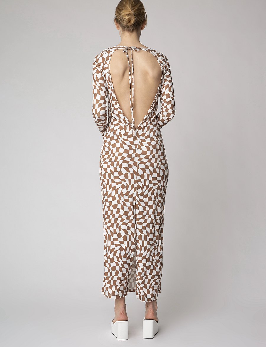 Résumé - RowyRS Dress - liibuvad kleidid - camel - 5