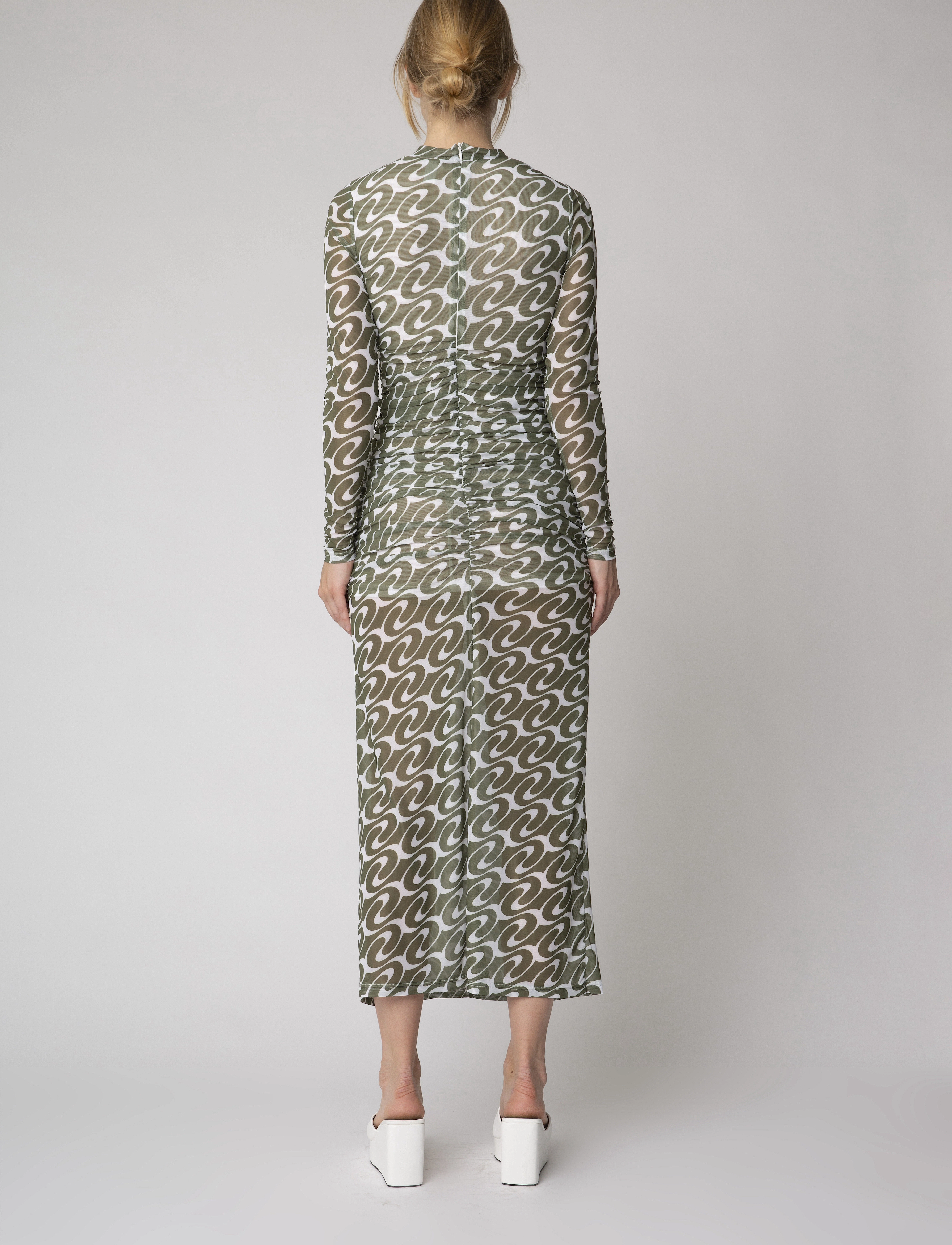 Résumé - RipleyRS Dress - midi kjoler - bronze green - 4