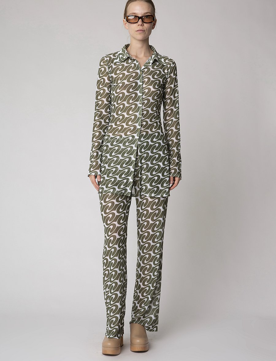 Résumé - RyderRS Shirt - hemden - bronze green - 0