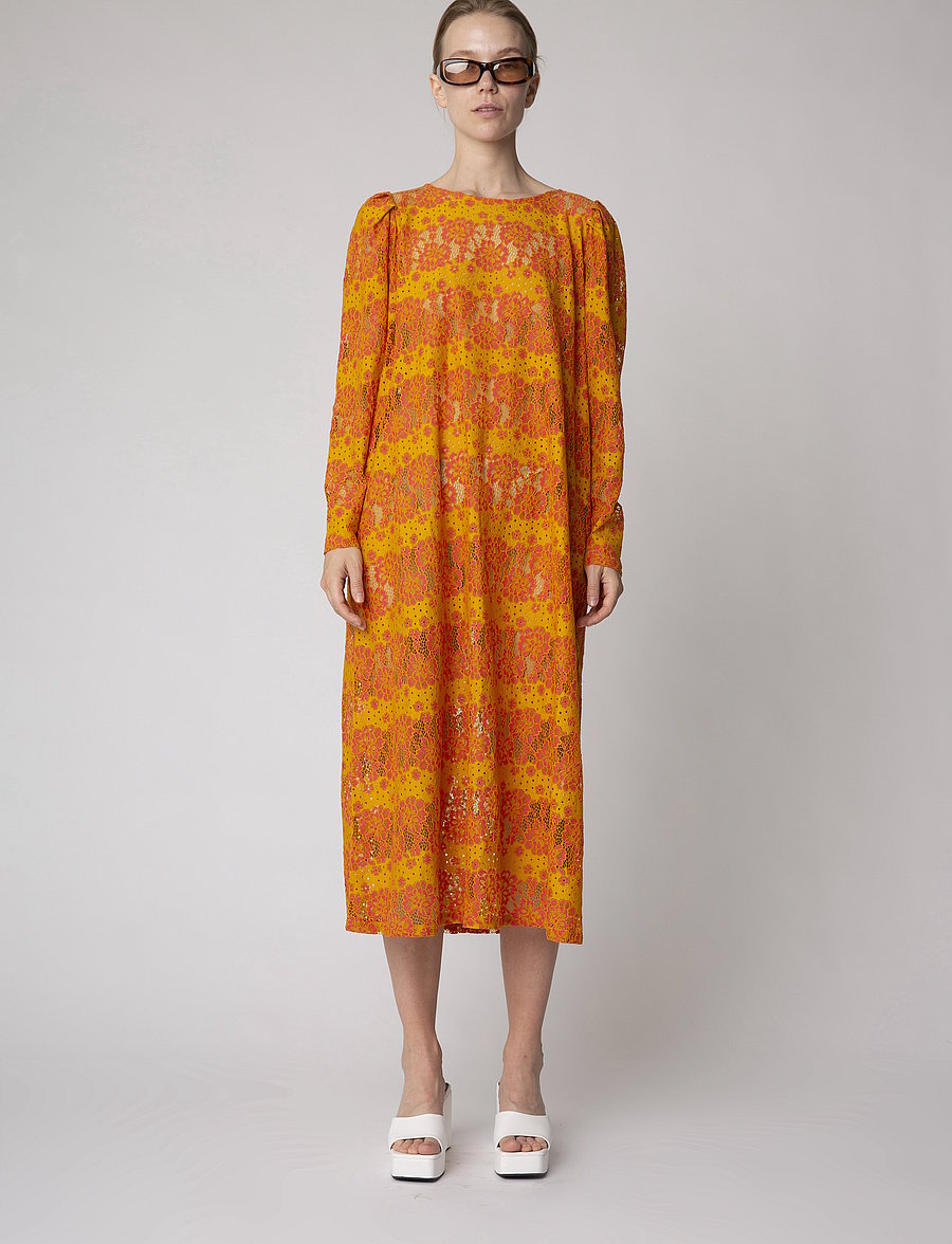 Résumé - ReetaRS Dress - spitzenkleider - flame - 0