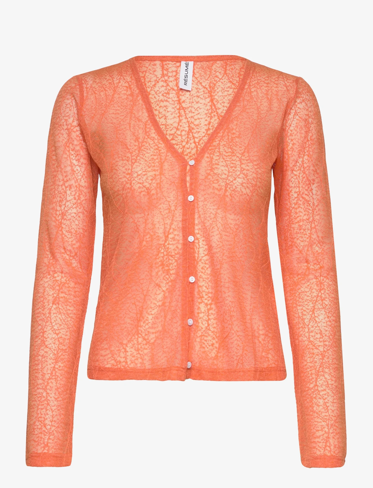 Résumé - RomRS Blouse - long-sleeved blouses - orange - 0
