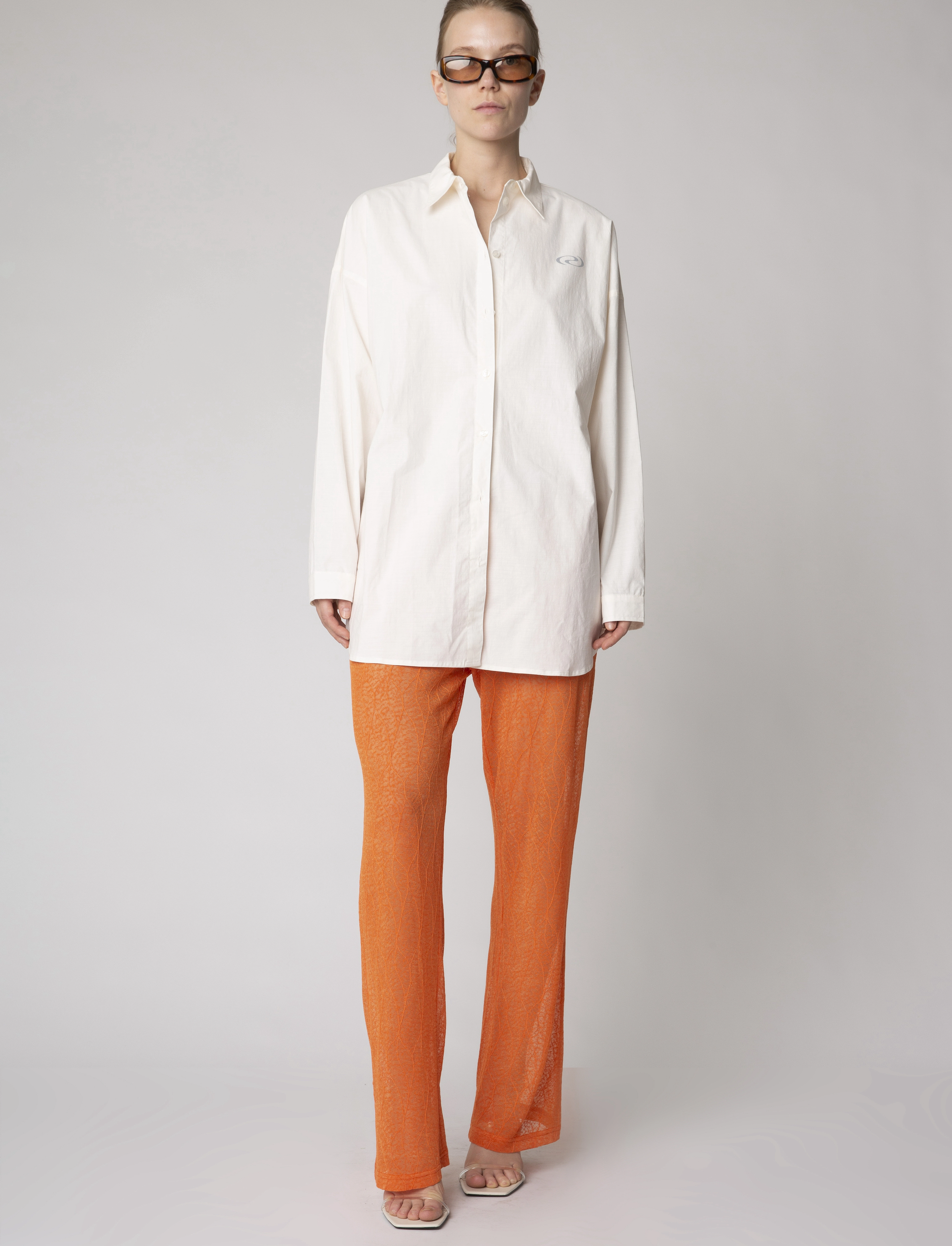 Résumé Rayannars Pant, M, Orange, Bukser > Lige Ben, Dame