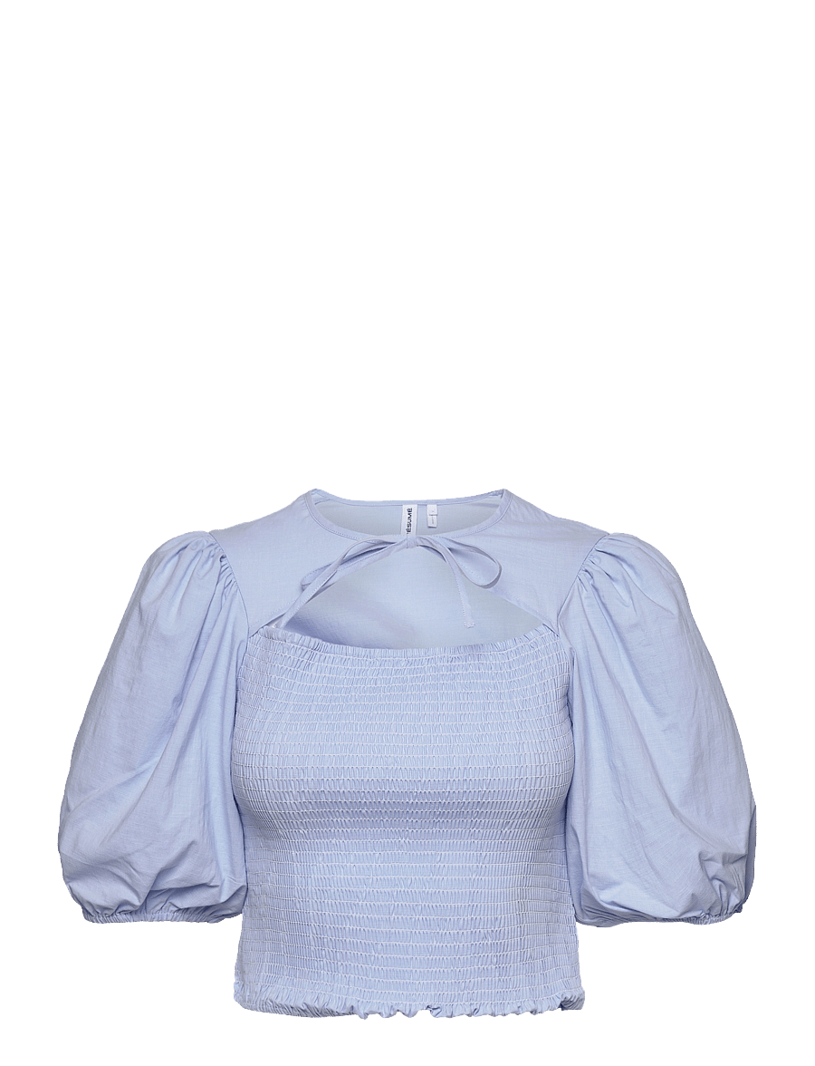 Résumé - RomeoRS Blouse - lühikeste varrukatega pluusid - light blue - 1
