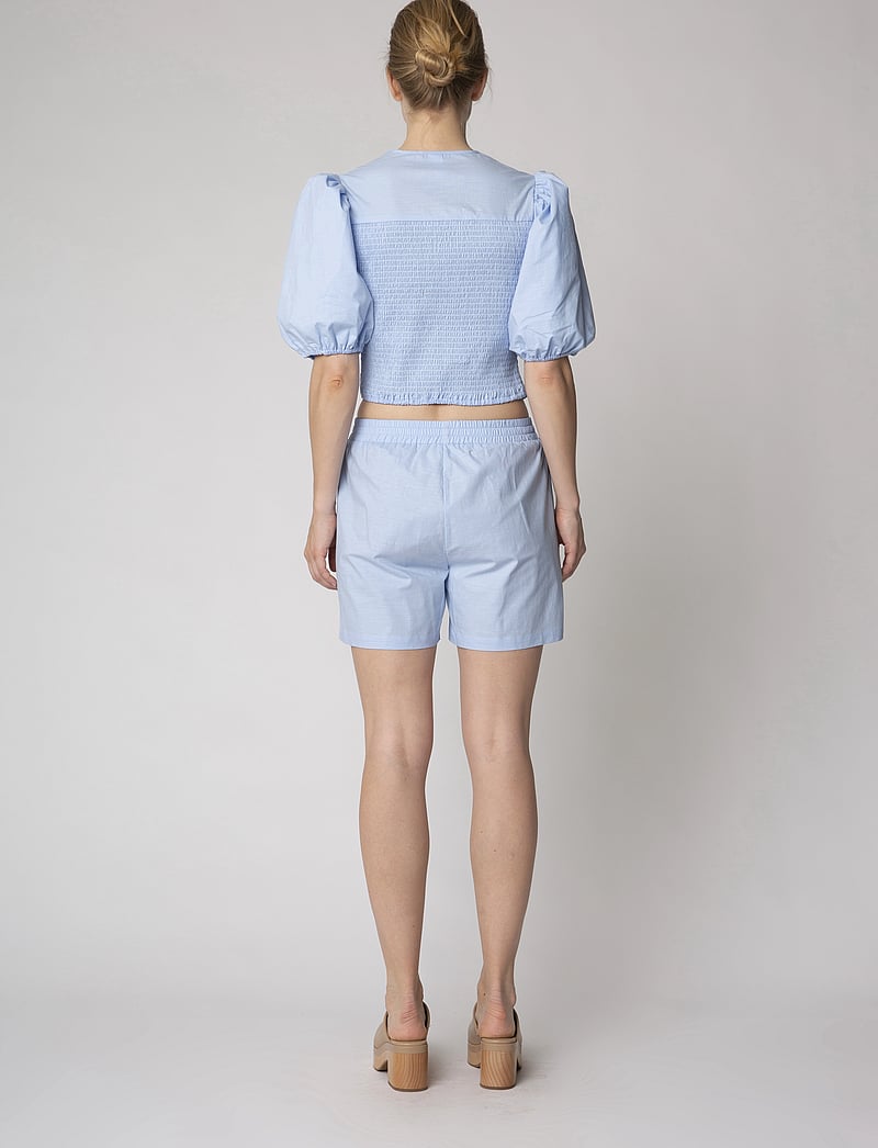 Résumé - RomeoRS Blouse - lühikeste varrukatega pluusid - light blue - 4