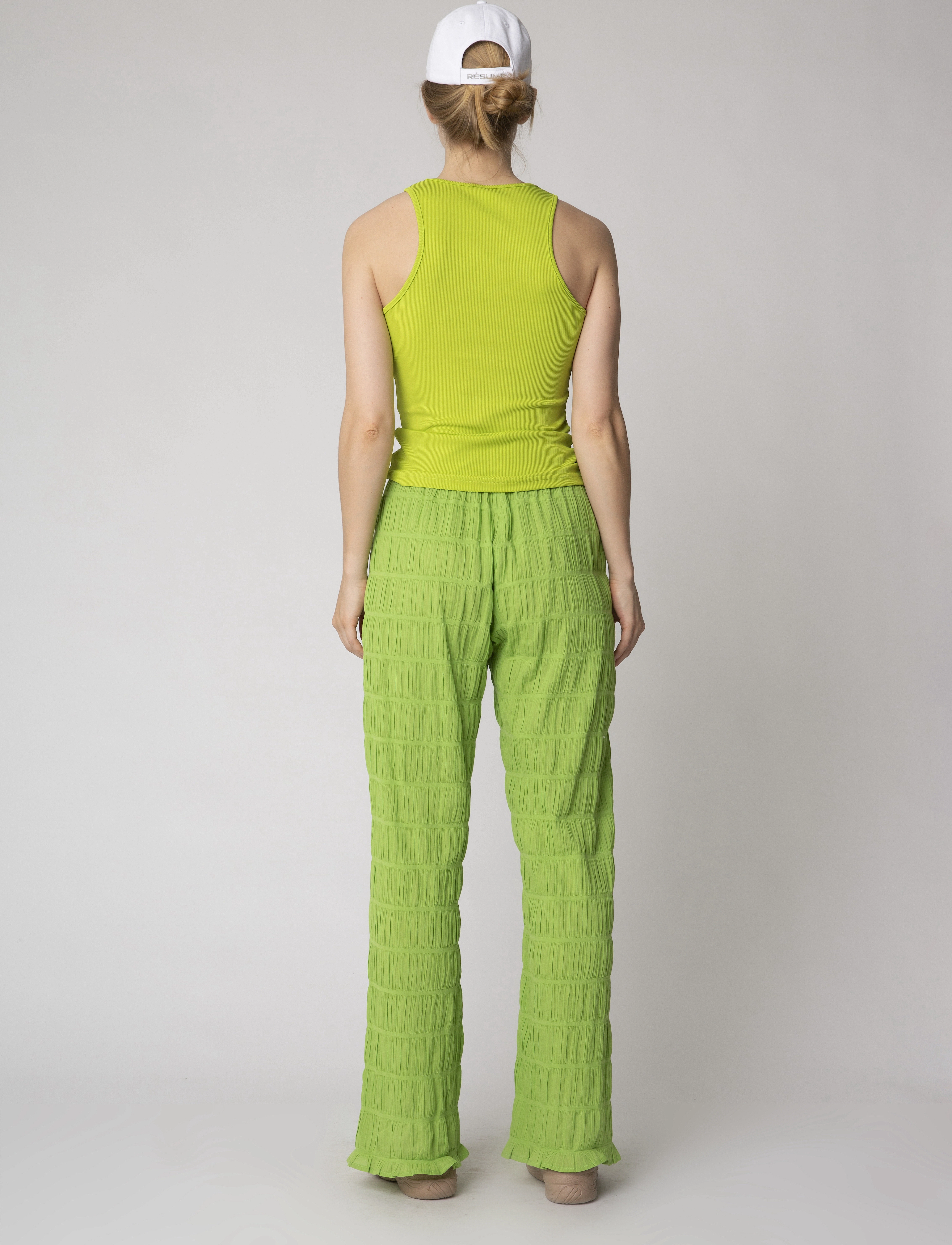 Résumé - RioRS Pant - sirge säärega püksid - kiwi - 3