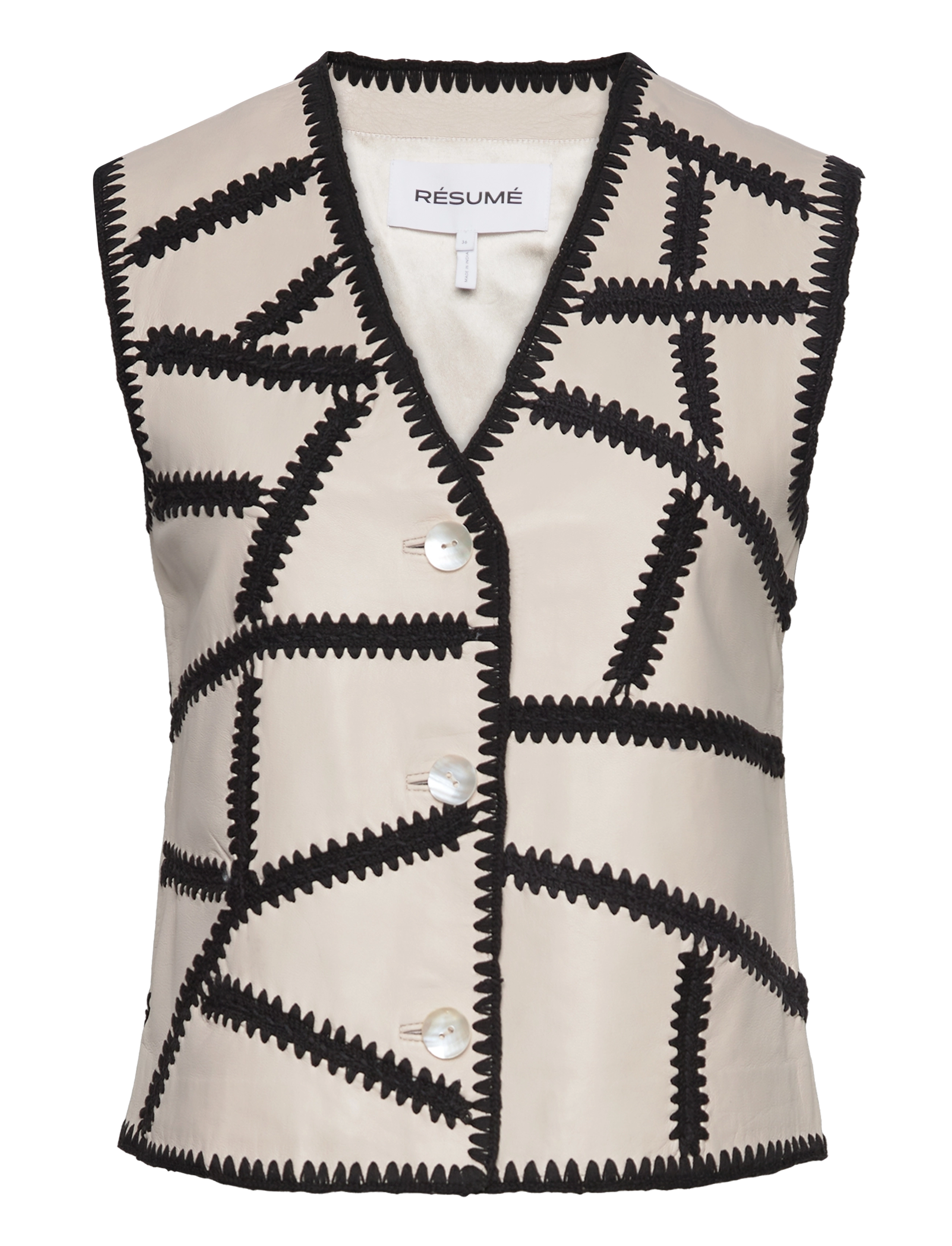 Résumé RezaRS Vest - Tøj - WHITE / white