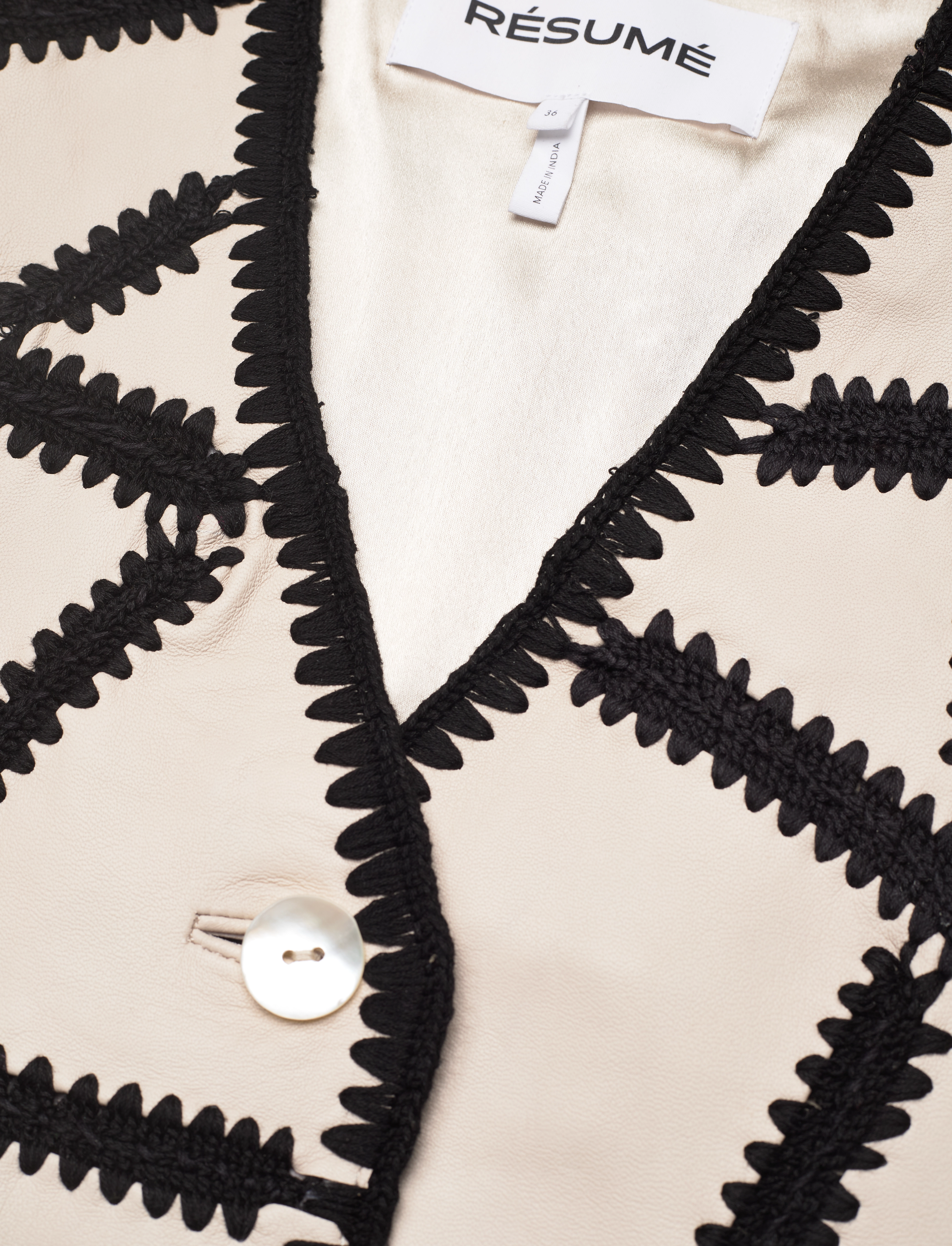 Résumé - RezaRS Vest - peoriided outlet-hindadega - white - 5