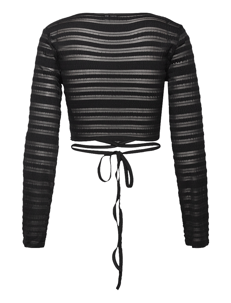 Résumé - PortiaRS Blouse - long sleeved blouses - black - 1