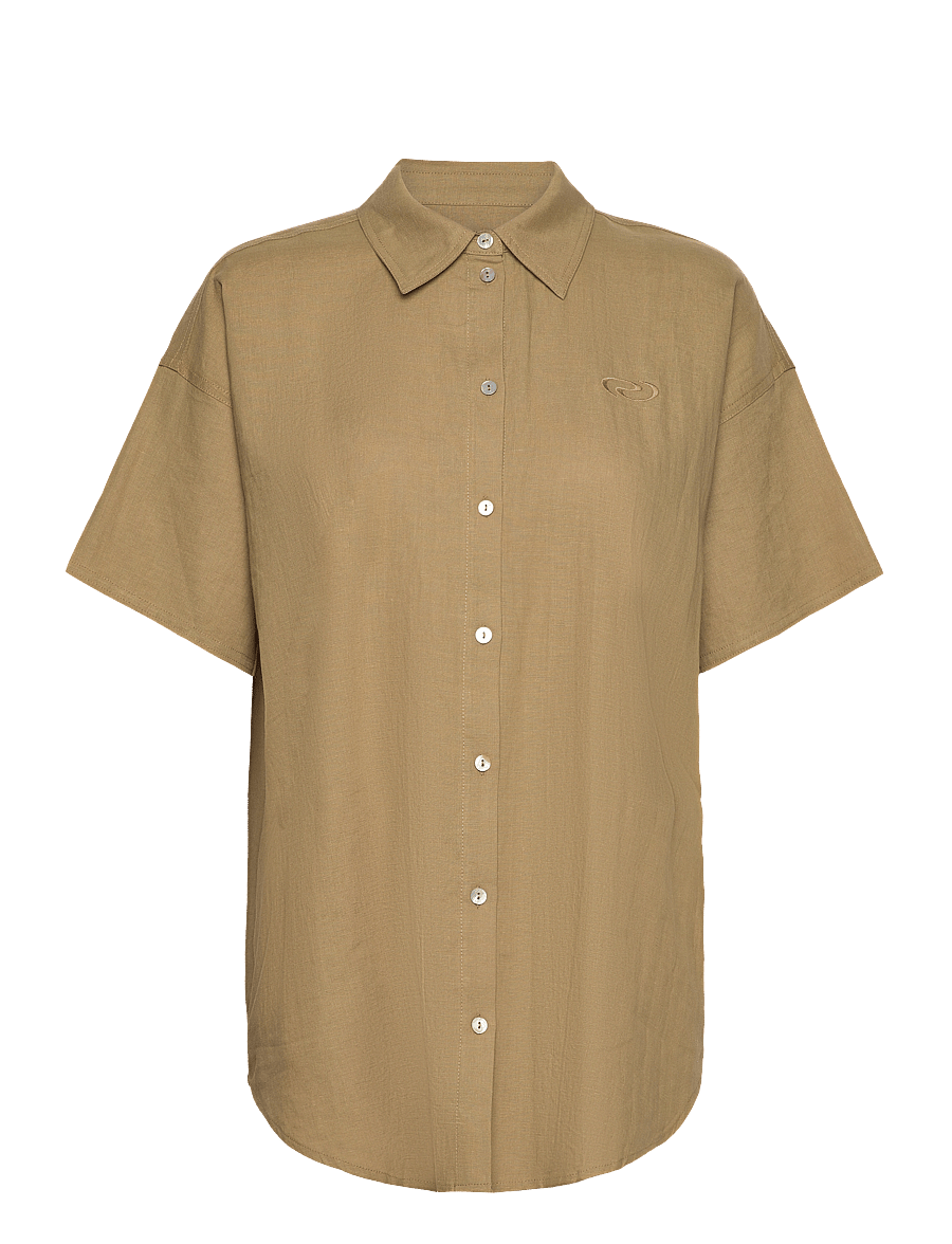Résumé - SaccaRS Shirt Unisex - kortærmede skjorter - warm sand - 1