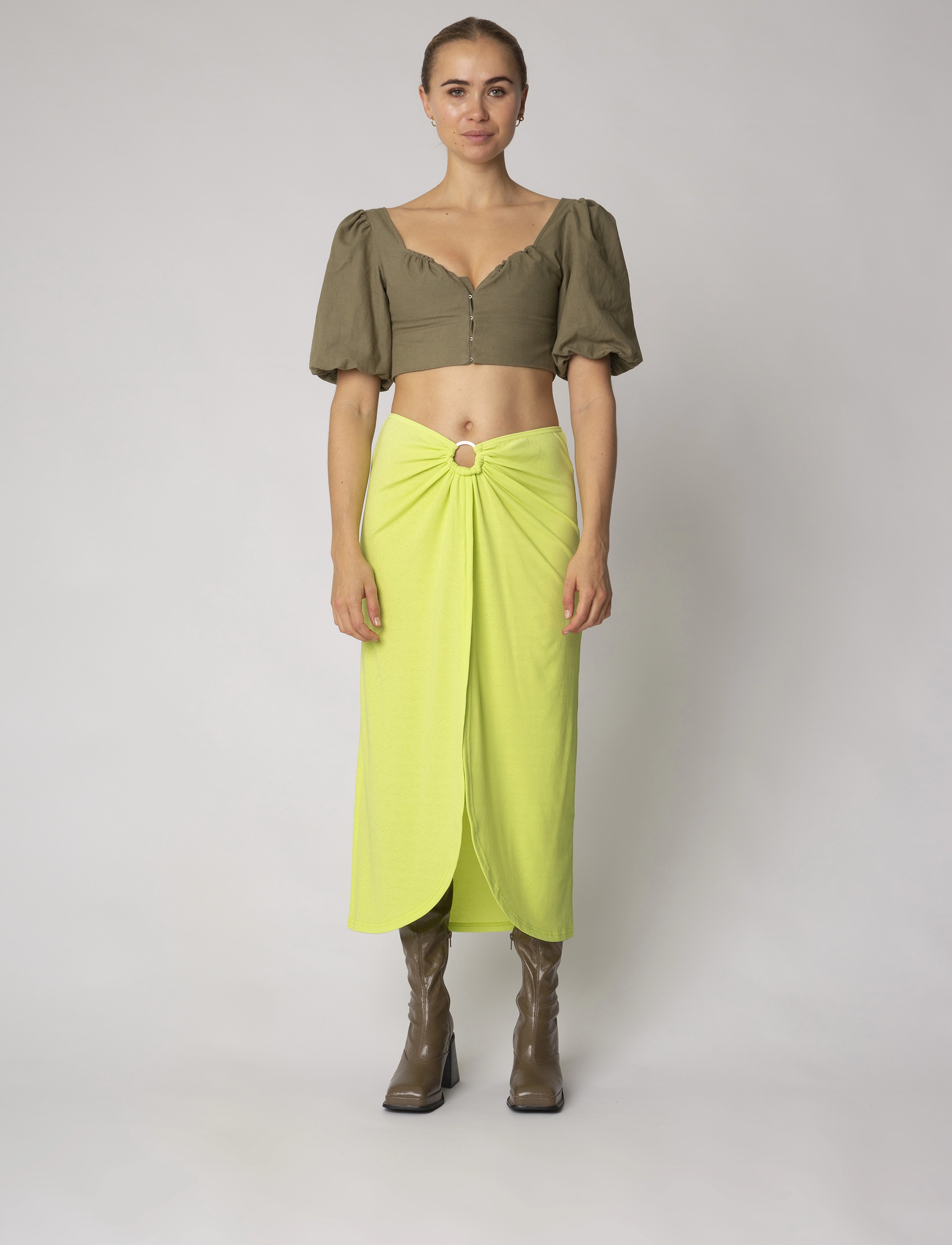 Résumé Sashars Skirt, M, Green, Nederdele > Maxi, Dame