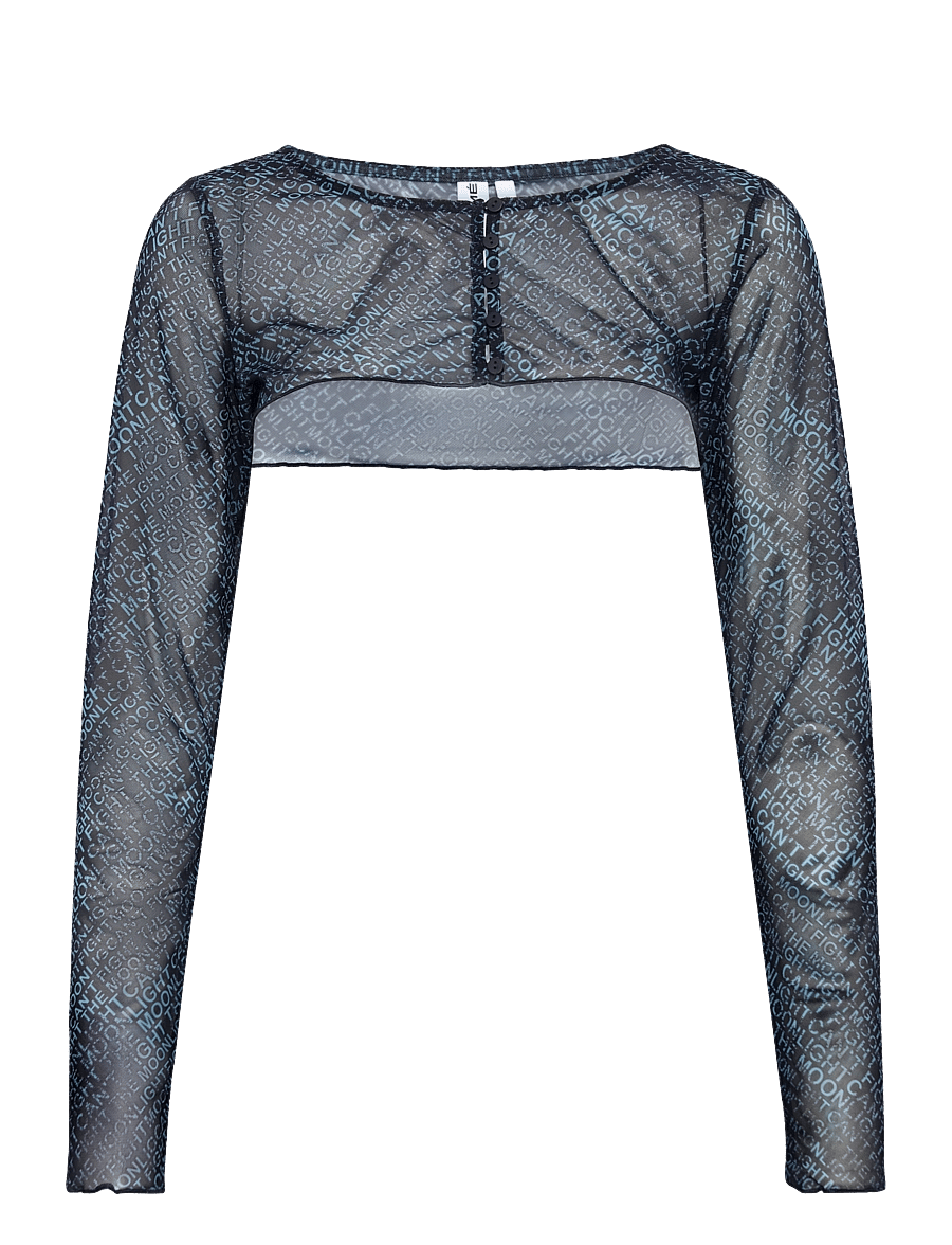 Résumé - SylviaRS Blouse - crop tops - navy - 1