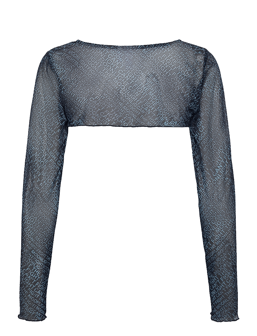 Résumé - SylviaRS Blouse - crop tops - navy - 2