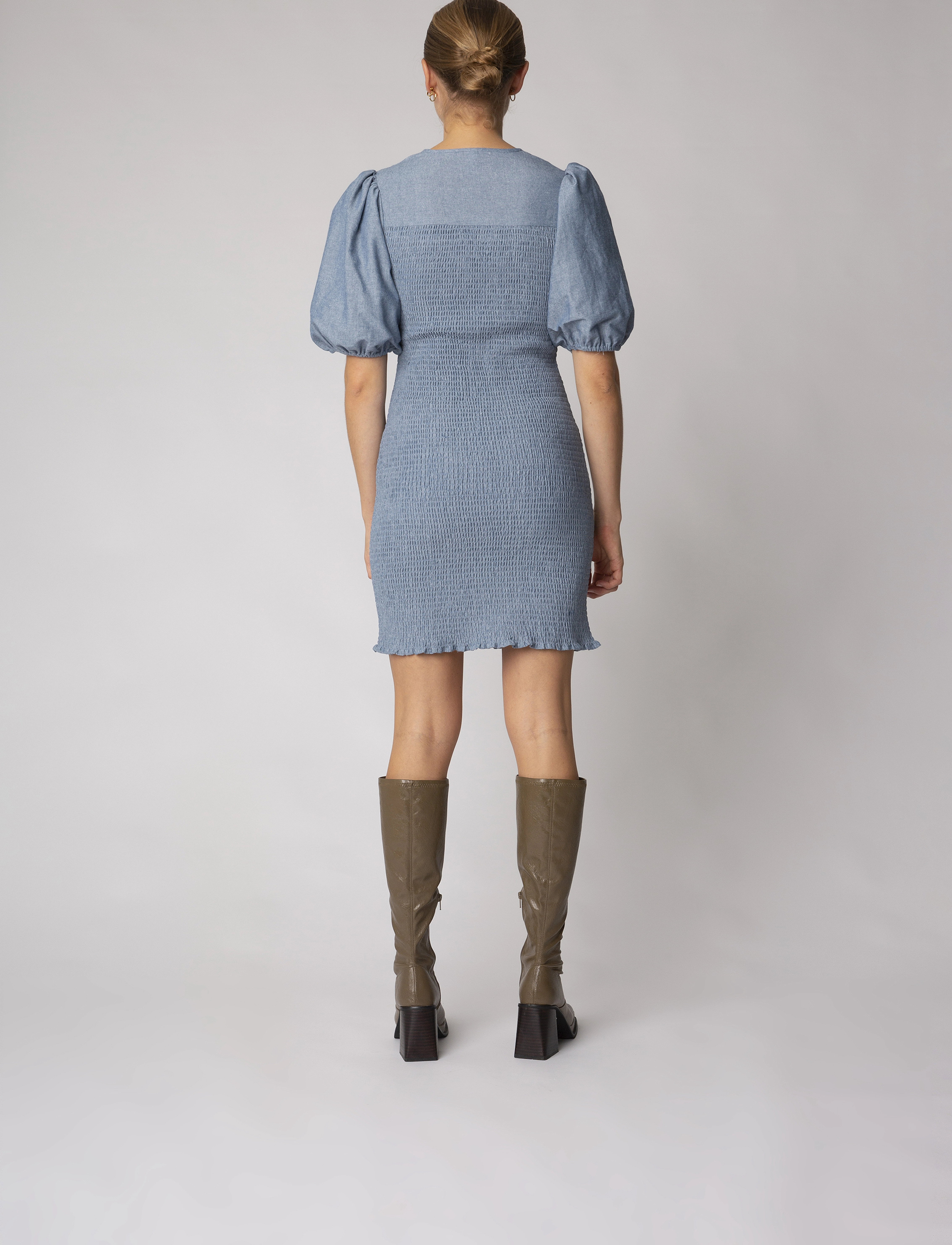 Résumé - SandraRS Dress - korte kjoler - medium denim - 4