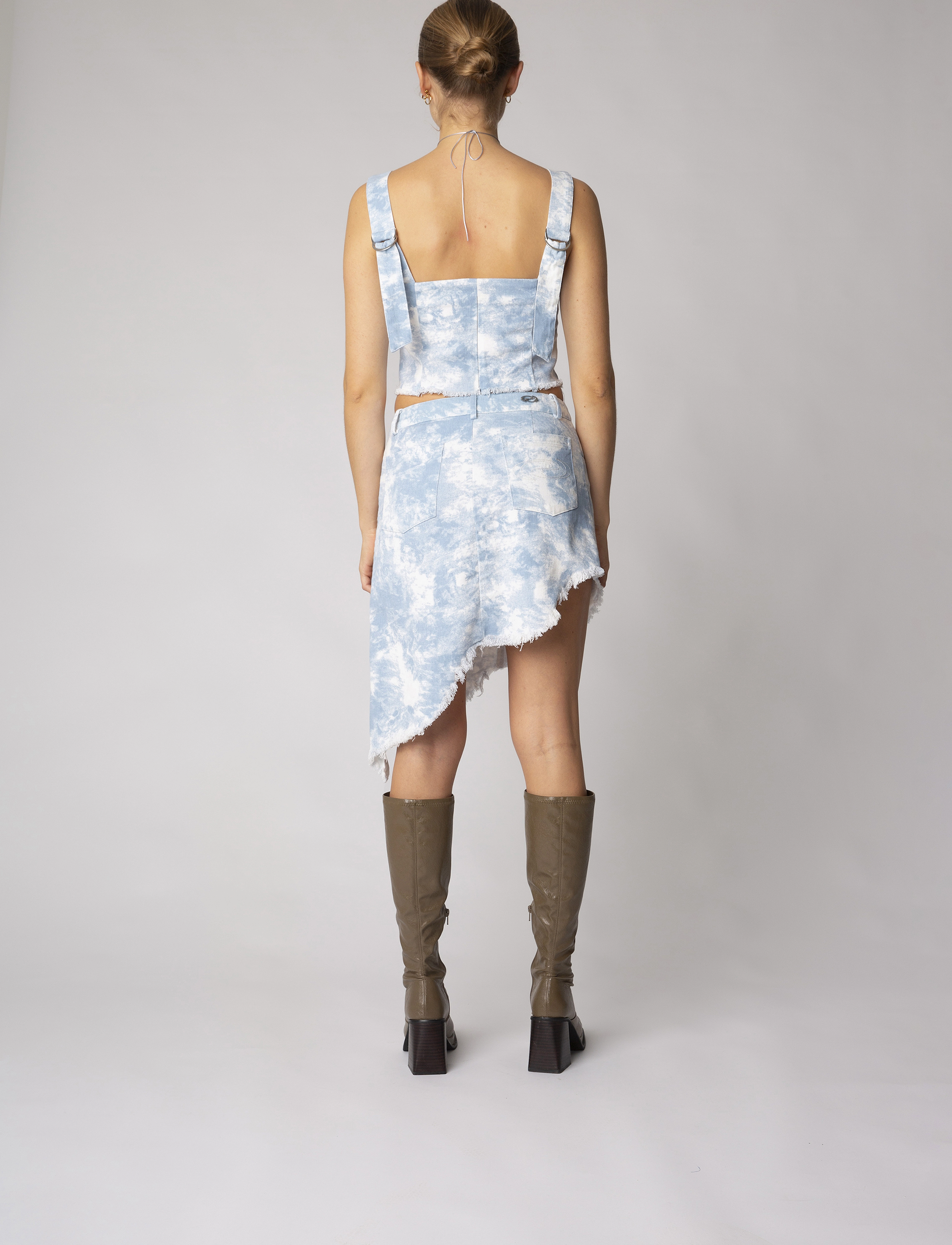 Résumé - SaffaRS Skirt - denimnederdele - sky - 4