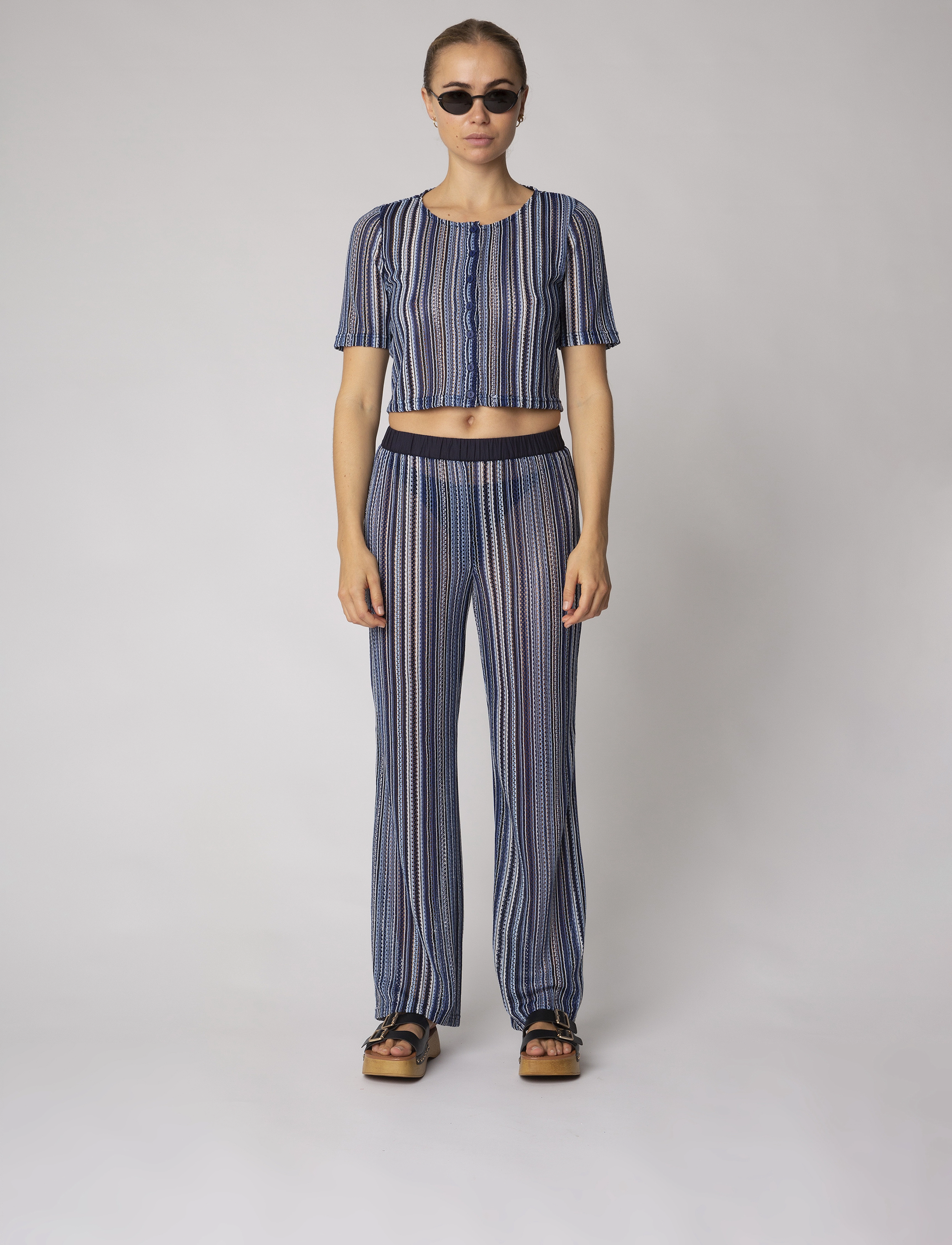 Résumé SiggyRS Pant - Raka byxor - NAVY / navy