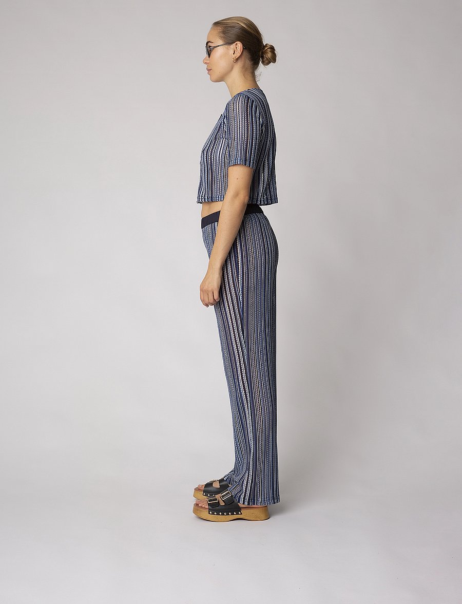 Résumé - SiggyRS Pant - straight leg trousers - navy - 3