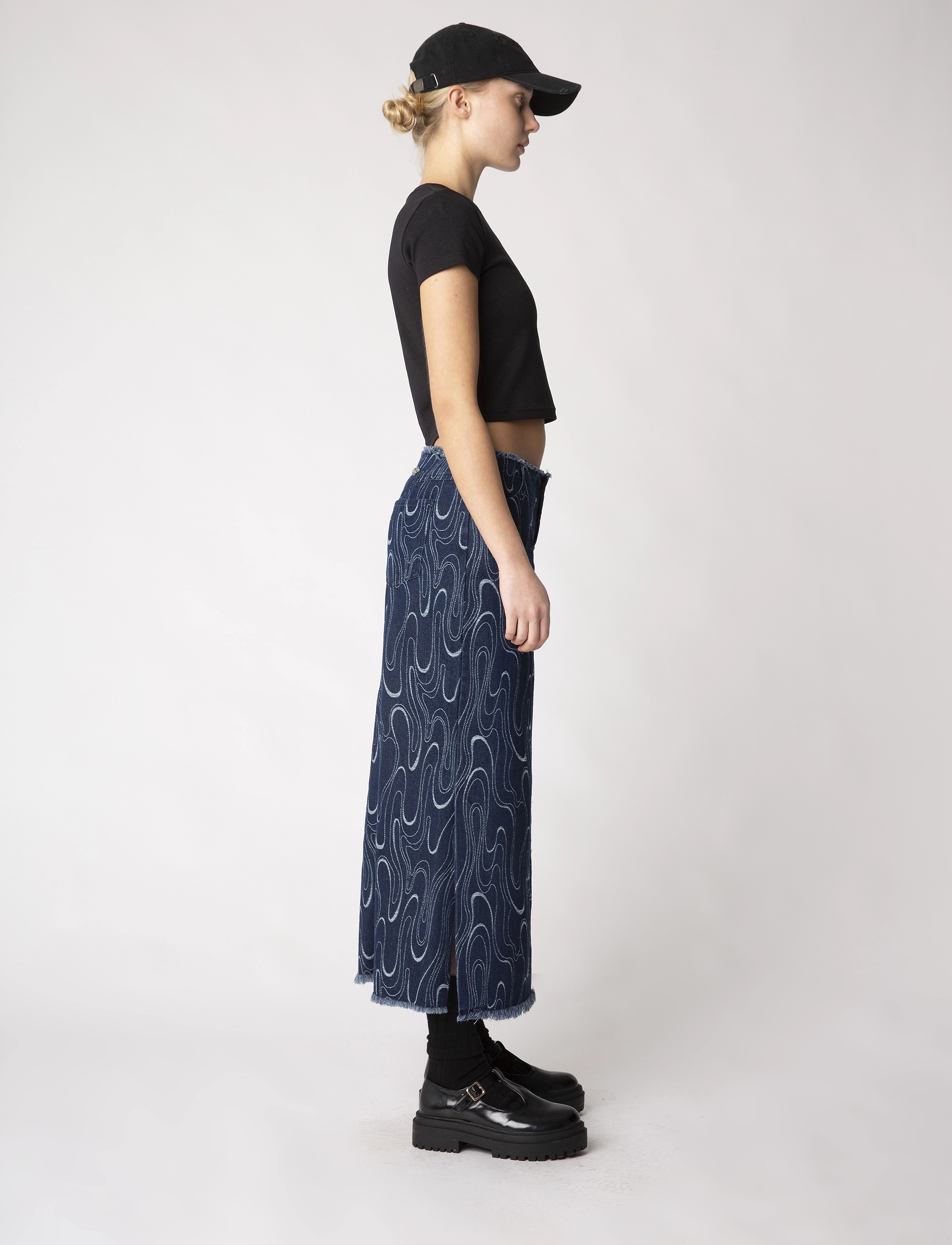 Résumé - TurnerRS Skirt - midi nederdele - dark denim - 3