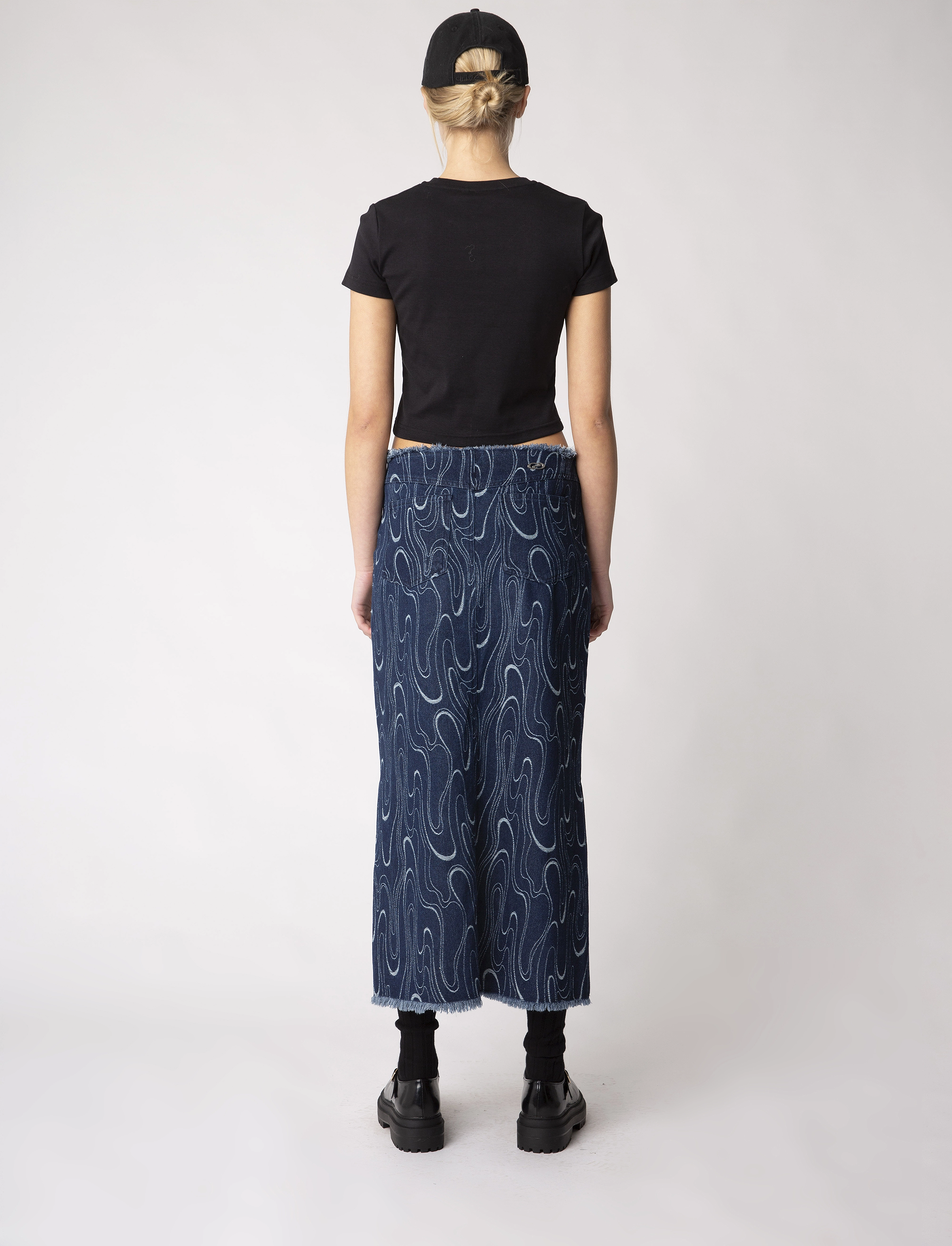 Résumé - TurnerRS Skirt - midi nederdele - dark denim - 4