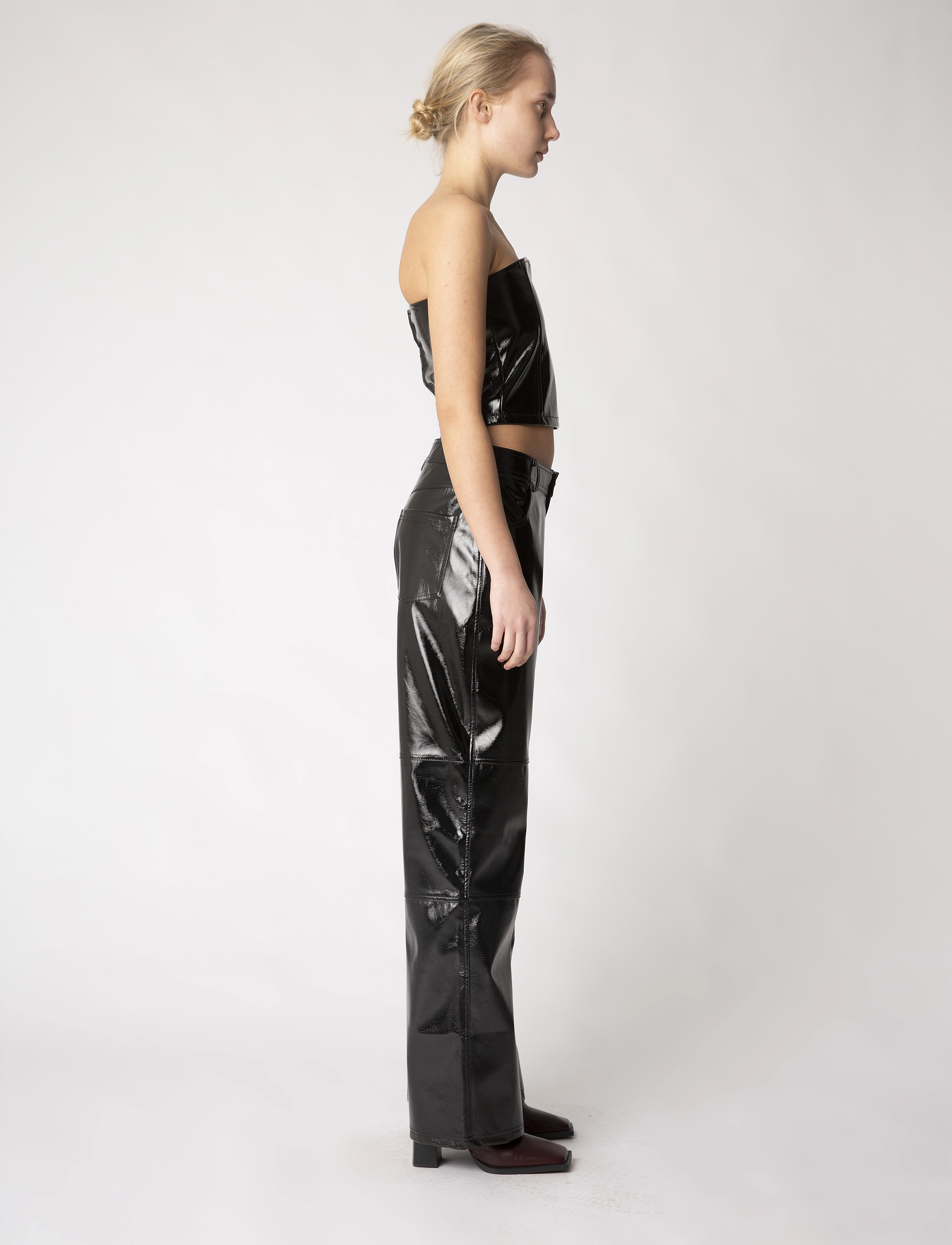 Résumé - TeyanaRS Pant - vida byxor - black - 3