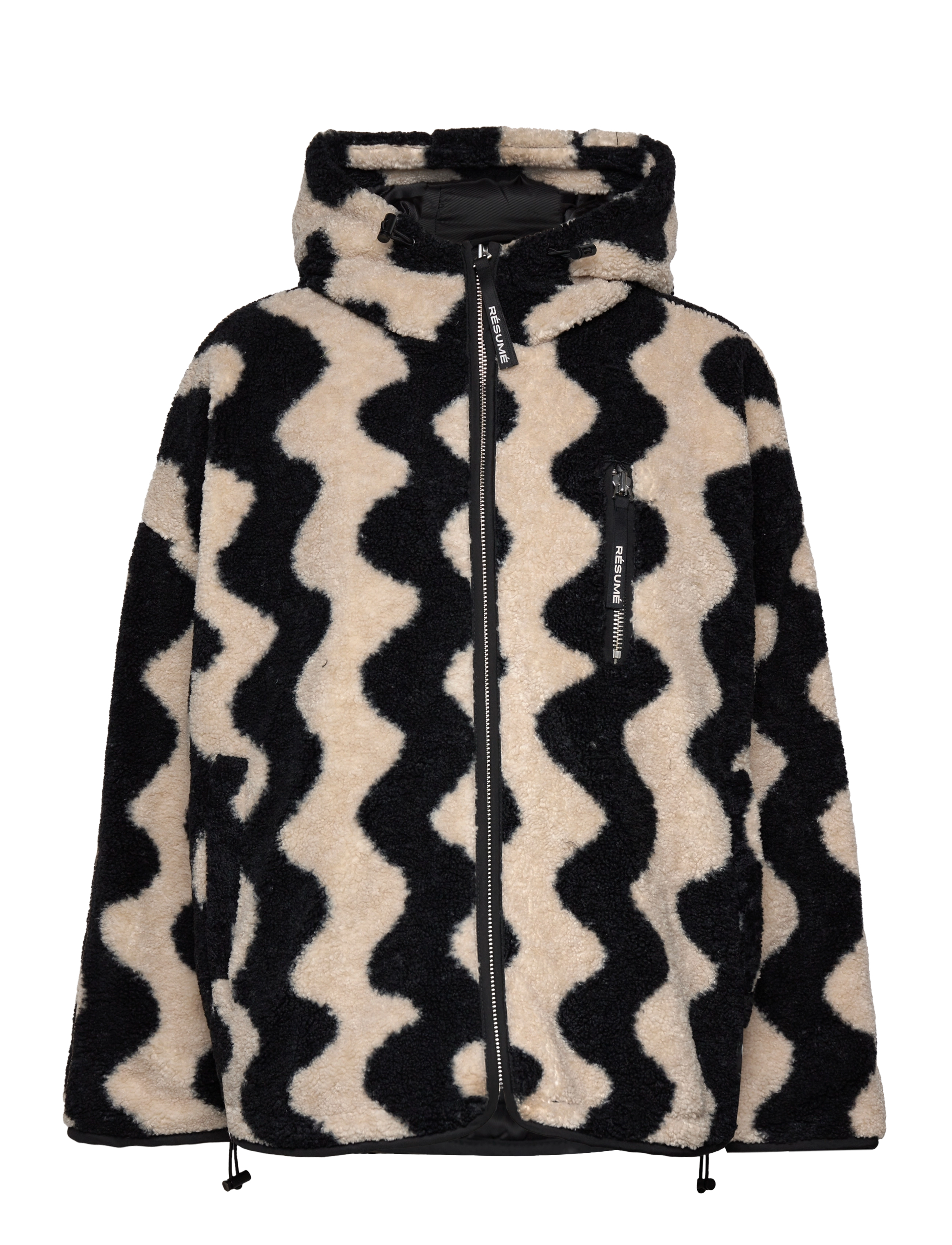 TeddyRS Jacket - BLACK/WHITE